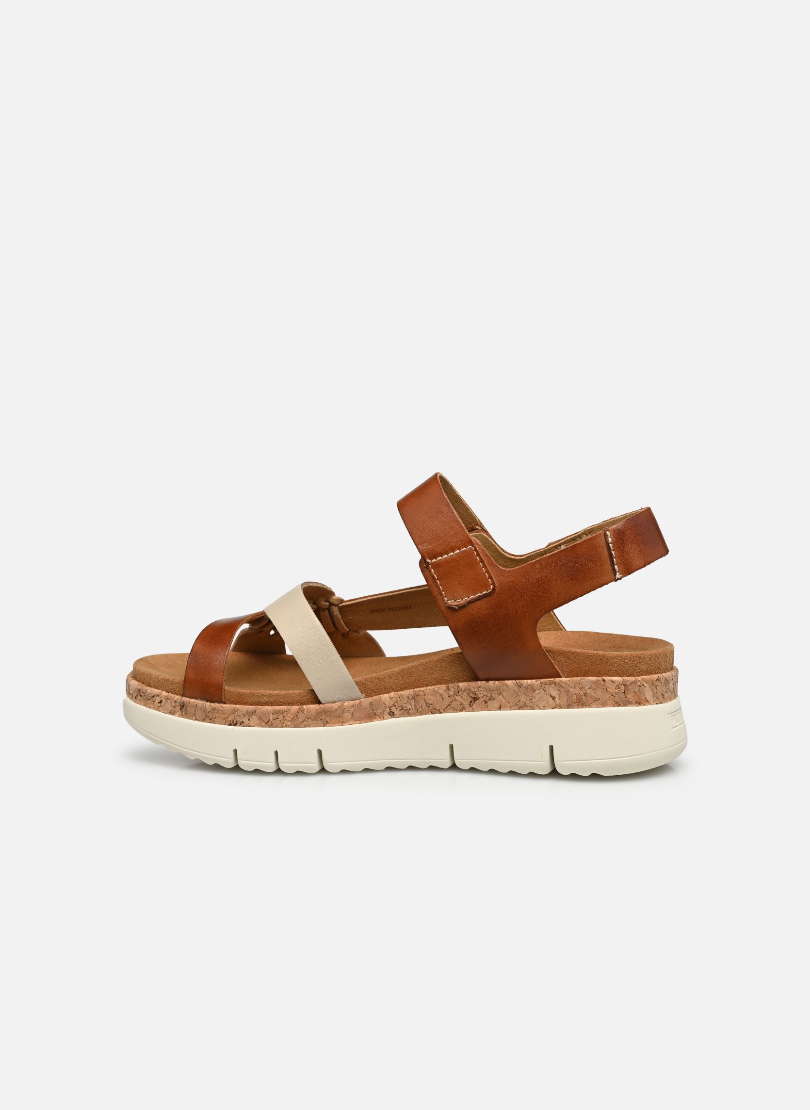 Sandalias y plataformas de cuña PALMA W4N mujer beige Pikolinos Sandalias y plataformas de cuña PALMA W4N mujer beige MARFIL-BRA