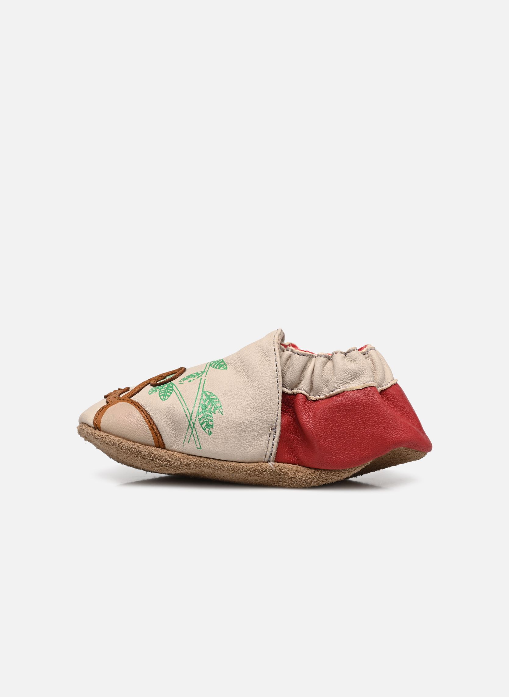 Chaussons Acrobaticmonkey multicolore Robeez Chaussons Acrobaticmonkey multicolore BEIGE CLAIR ROUGE