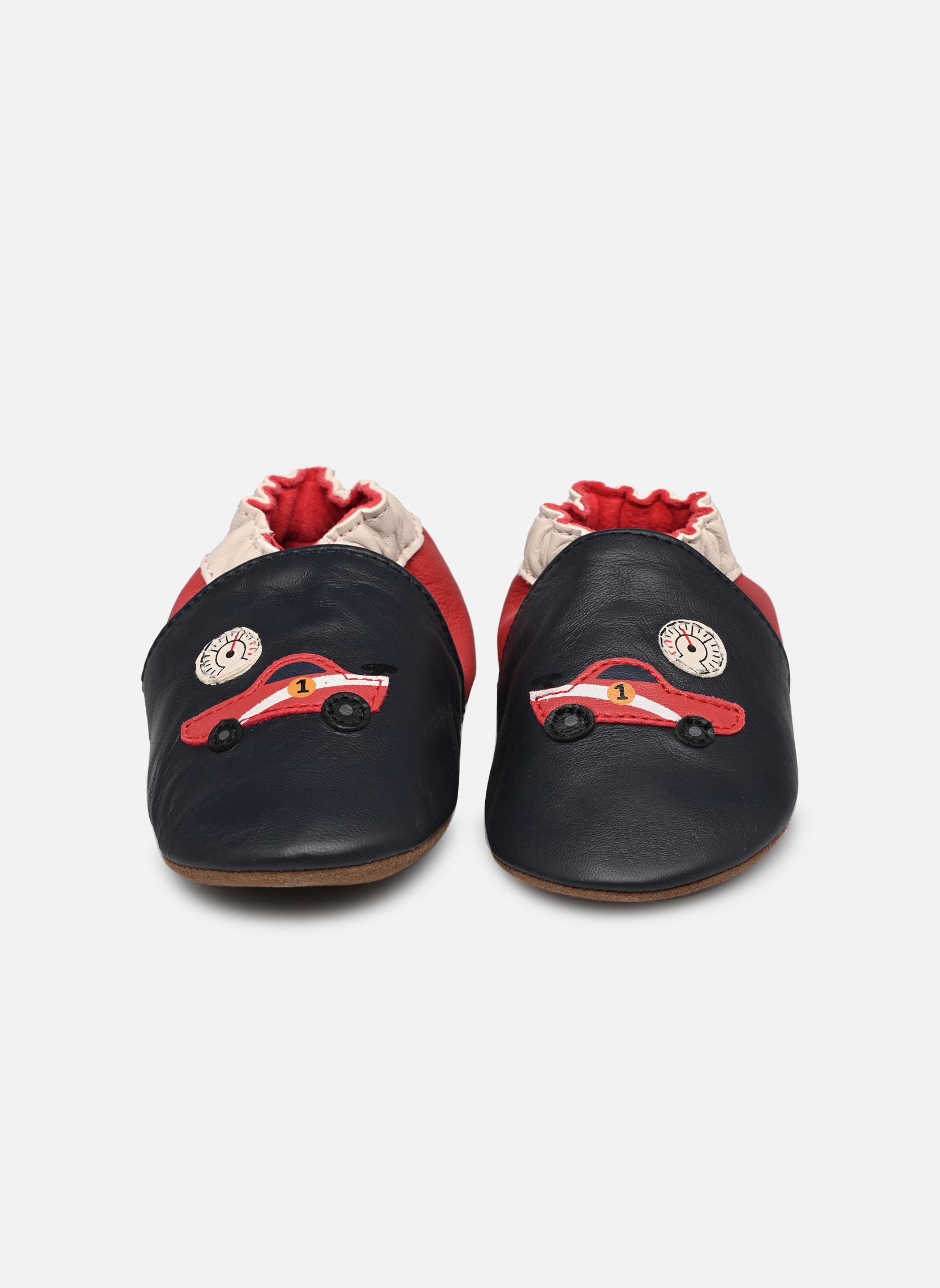 Chaussons Chrono Driving garçon bleu Robeez Chaussons Chrono Driving garçon bleu MARINE ROUGE