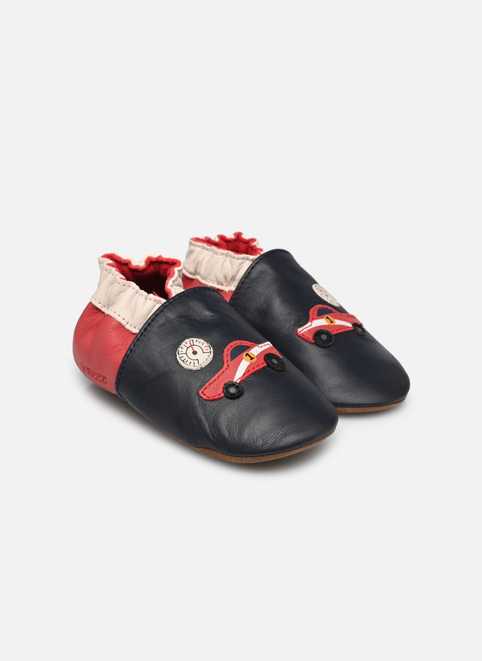Chaussons Chrono Driving garçon bleu Robeez Chaussons Chrono Driving garçon bleu MARINE ROUGE