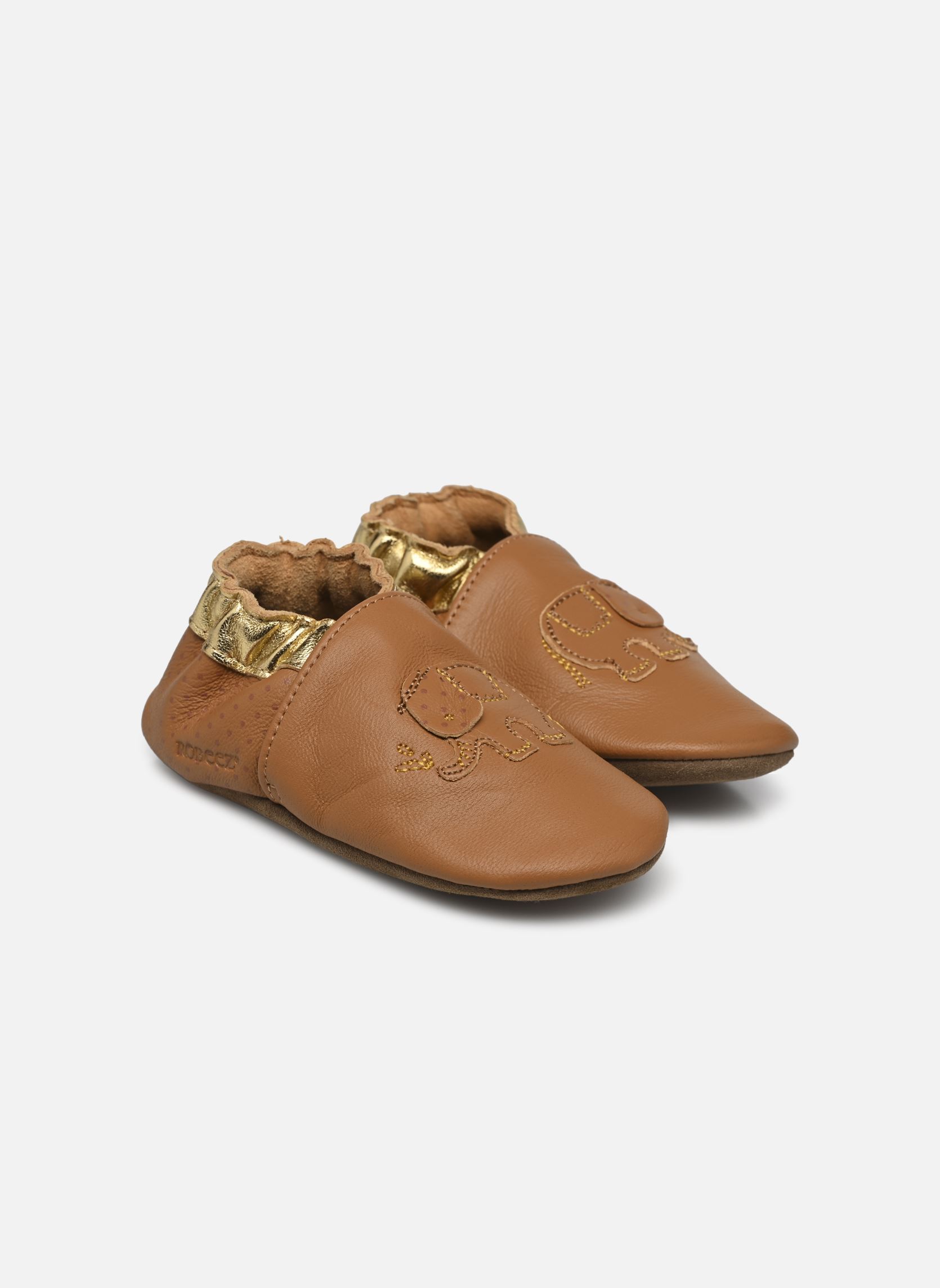 Chaussons Cute Elefant marron Robeez Chaussons Cute Elefant marron CAMEL