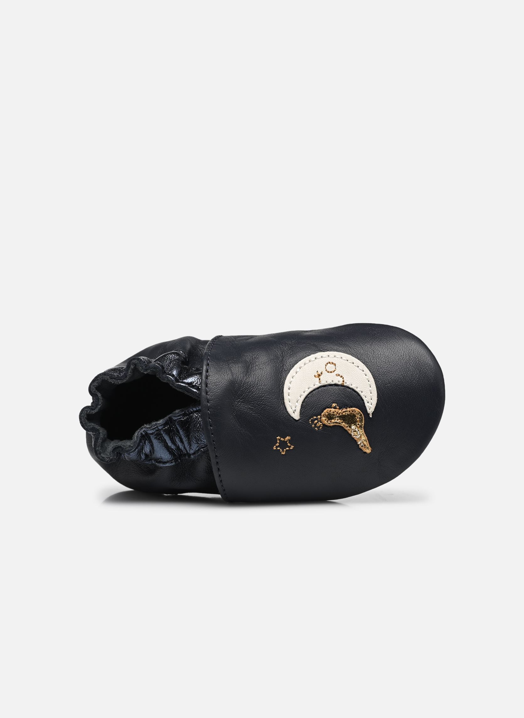 Chaussons Moon Birds bleu Robeez Chaussons Moon Birds bleu MARINE