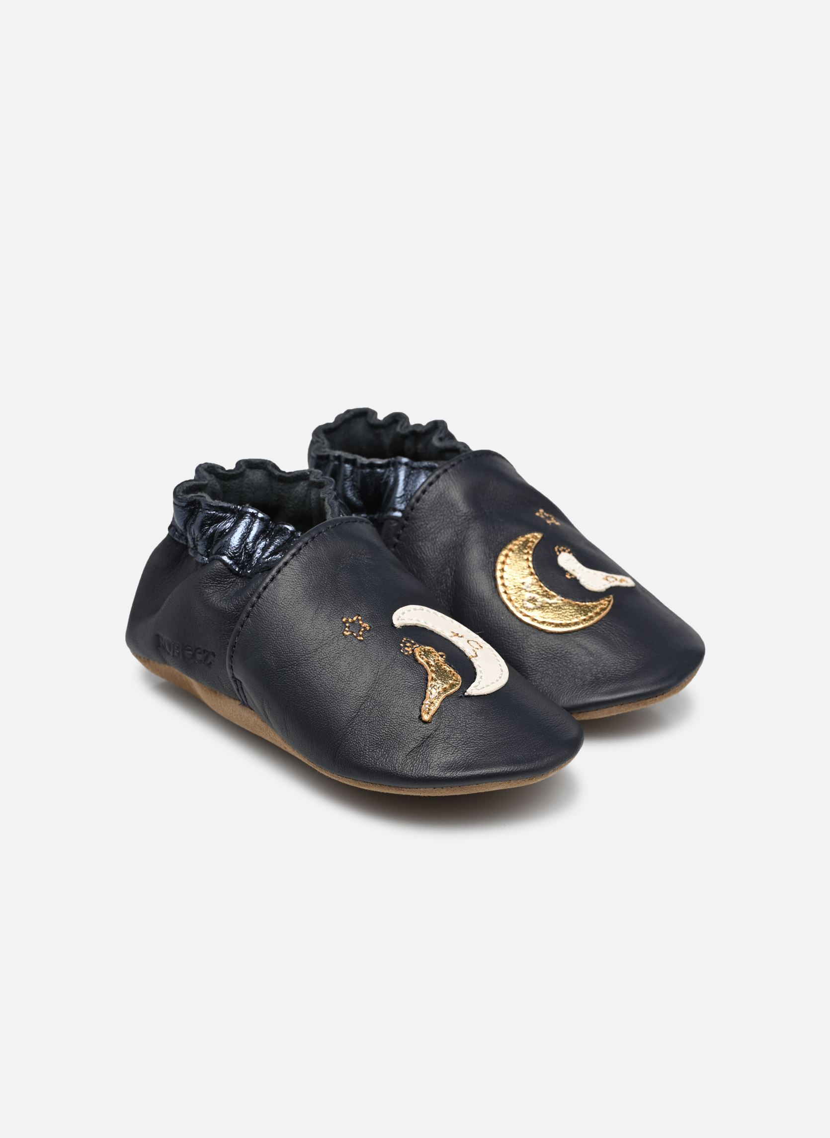 Chaussons Moon Birds bleu Robeez Chaussons Moon Birds bleu MARINE