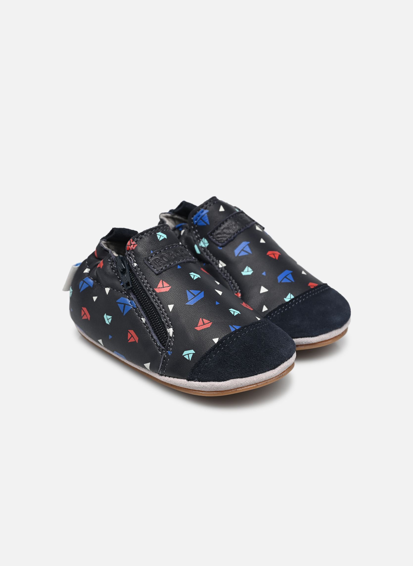 Chaussons Multi Boat garçon bleu Robeez Chaussons Multi Boat garçon bleu MARINE