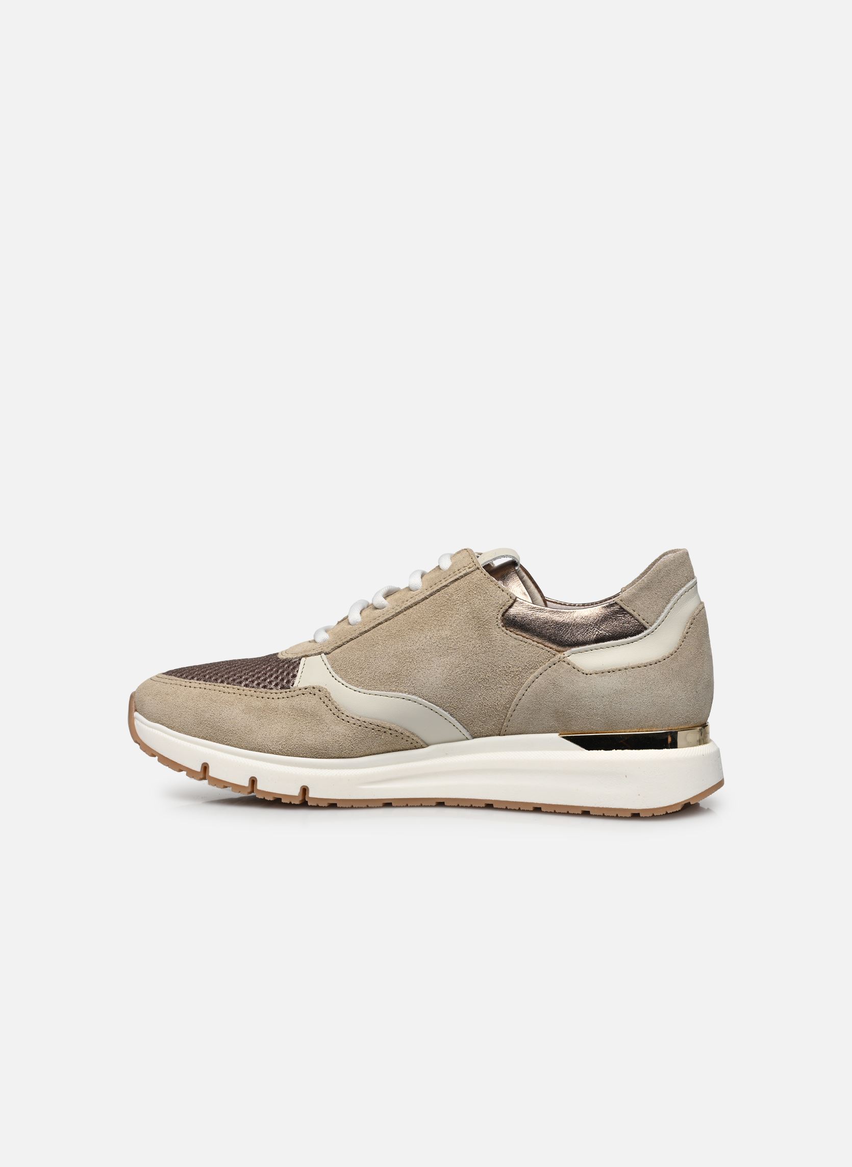Baskets basses SERENA D9051 femme beige Dorking Baskets basses SERENA D9051 femme beige CALF CASTORO