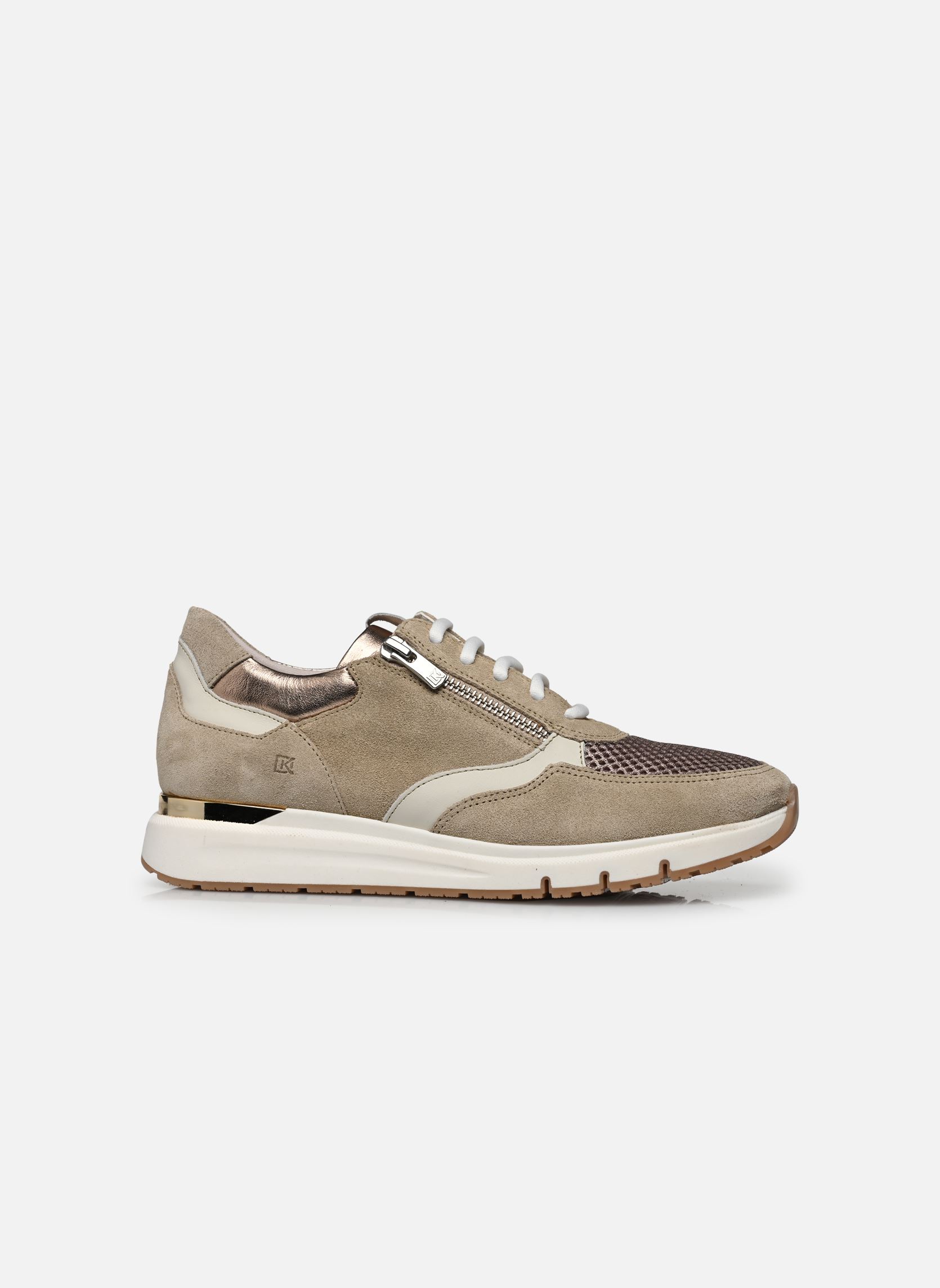 Baskets basses SERENA D9051 femme beige Dorking Baskets basses SERENA D9051 femme beige CALF CASTORO