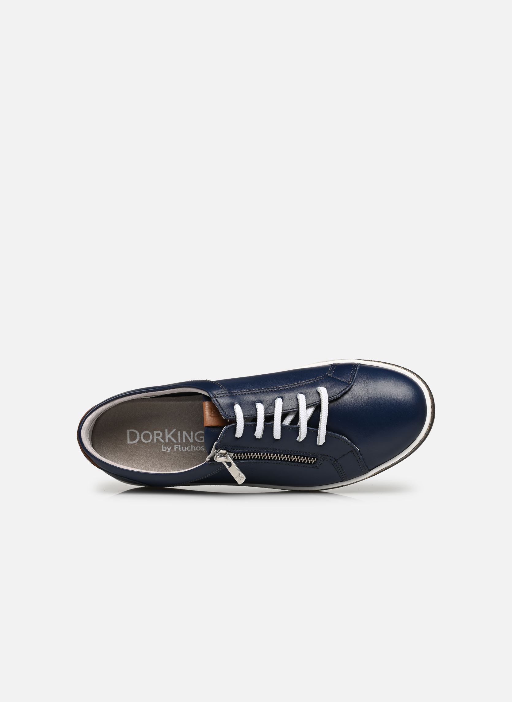 Niedrige Sneaker KAREN D8225 damen blau Dorking Niedrige Sneaker KAREN D8225 damen blau SUGAR+SUGAR NAVY + COGNAC