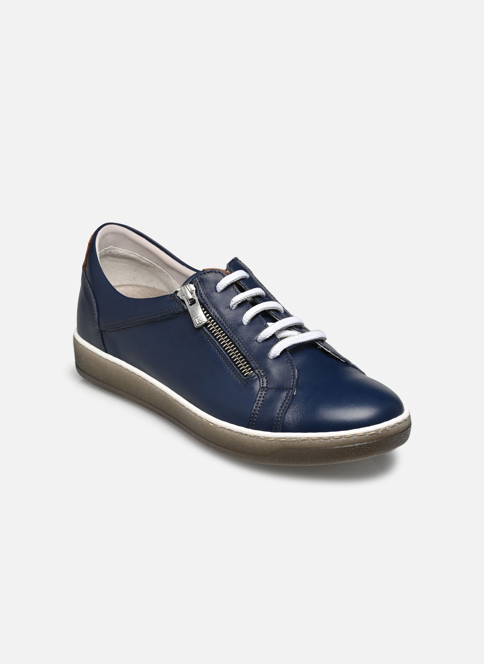 Niedrige Sneaker KAREN D8225 damen blau Dorking Niedrige Sneaker KAREN D8225 damen blau SUGAR+SUGAR NAVY + COGNAC