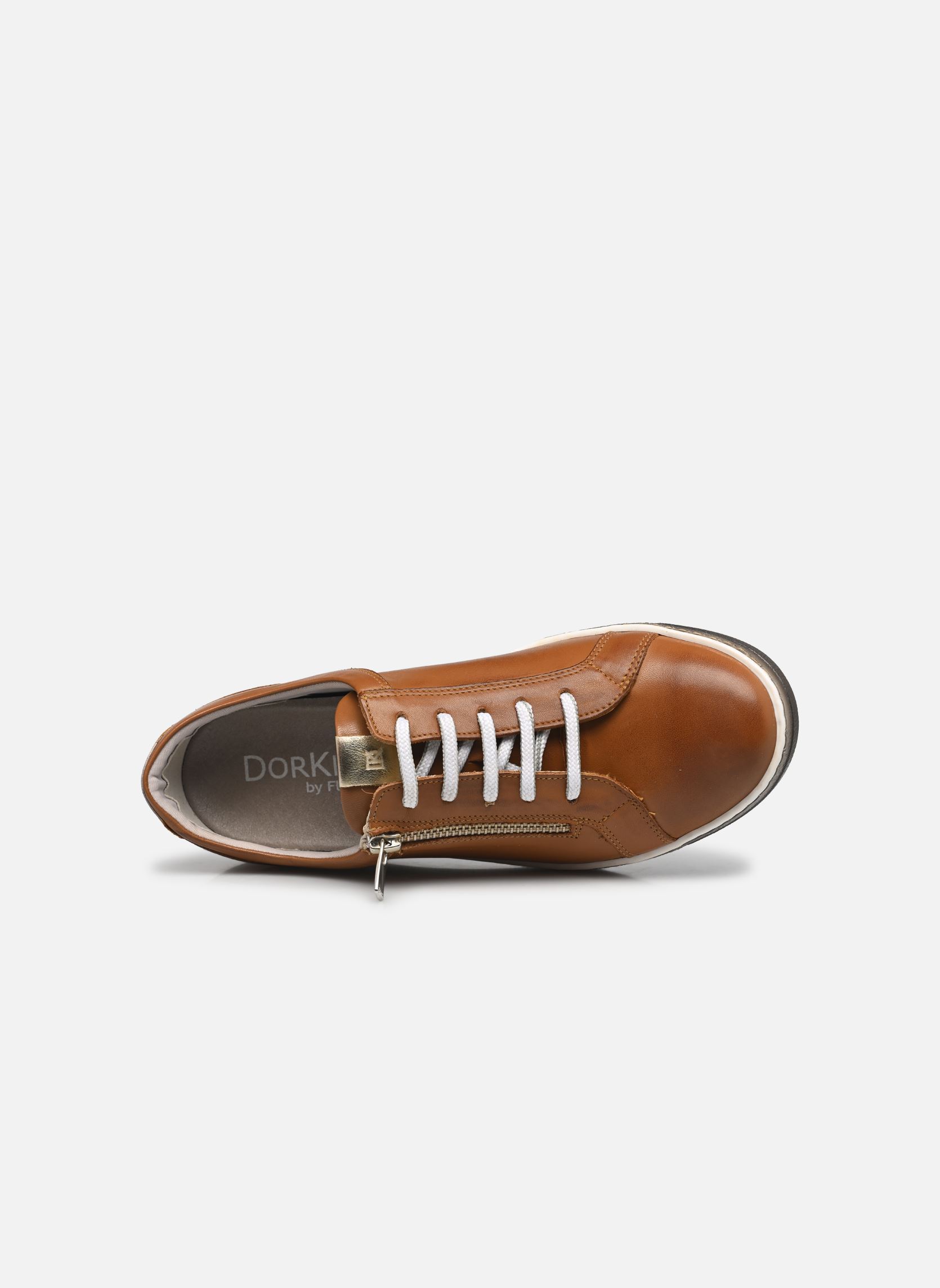 Sneakers basse KAREN D8225 donna marrone Dorking Sneakers basse KAREN D8225 donna marrone SUGAR+LAMINADO CONAC + PLATINO