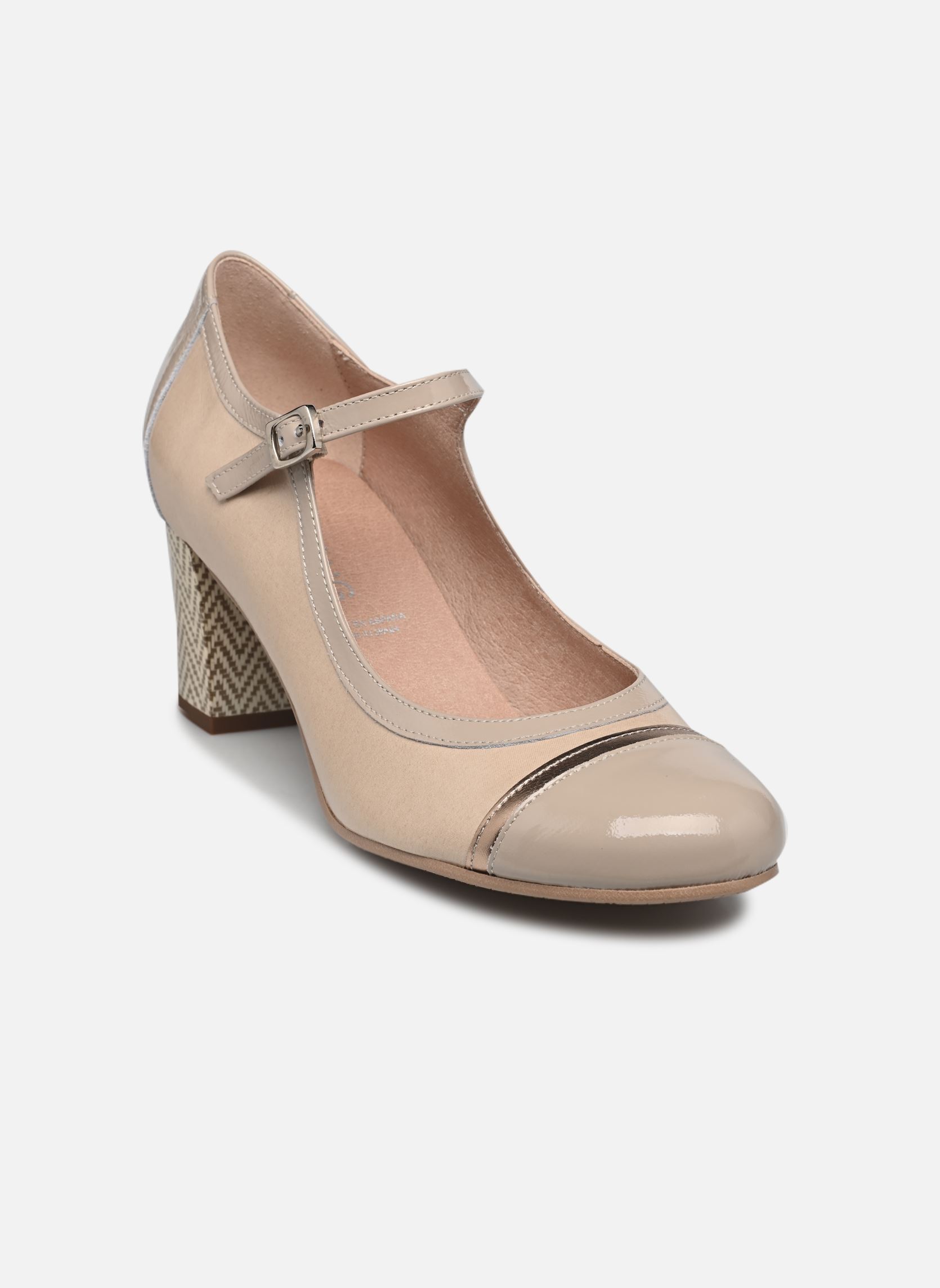Slingback pumps RODIN D9092 dames beige Dorking Slingback pumps RODIN D9092 dames beige KROKA+NAPLA+LAMIN RAW + PIEDRA
