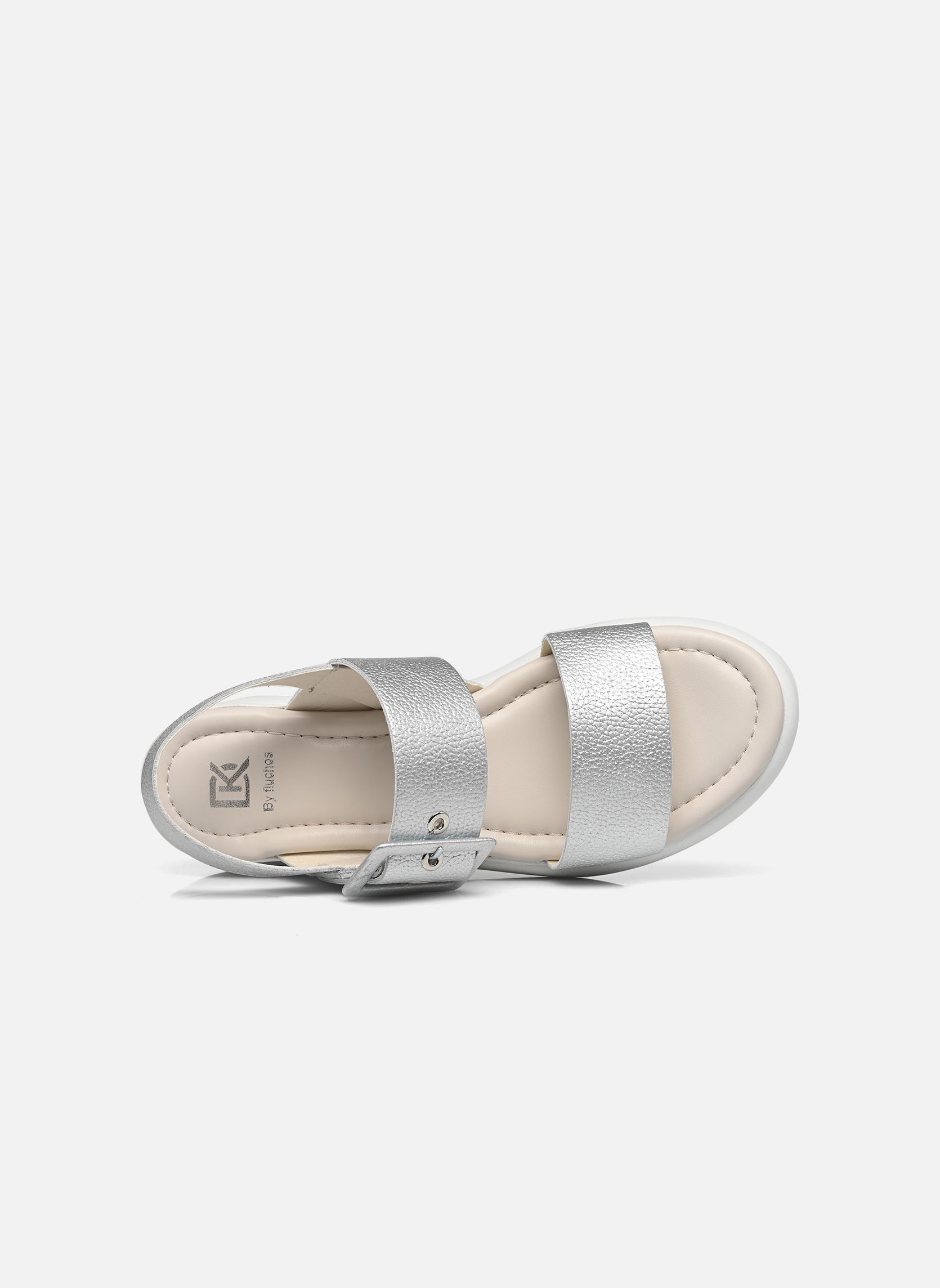 Sandales compensées et plateformes SLAM D9088 femme argent Dorking Sandales compensées et plateformes SLAM D9088 femme argent METALIC SILVER