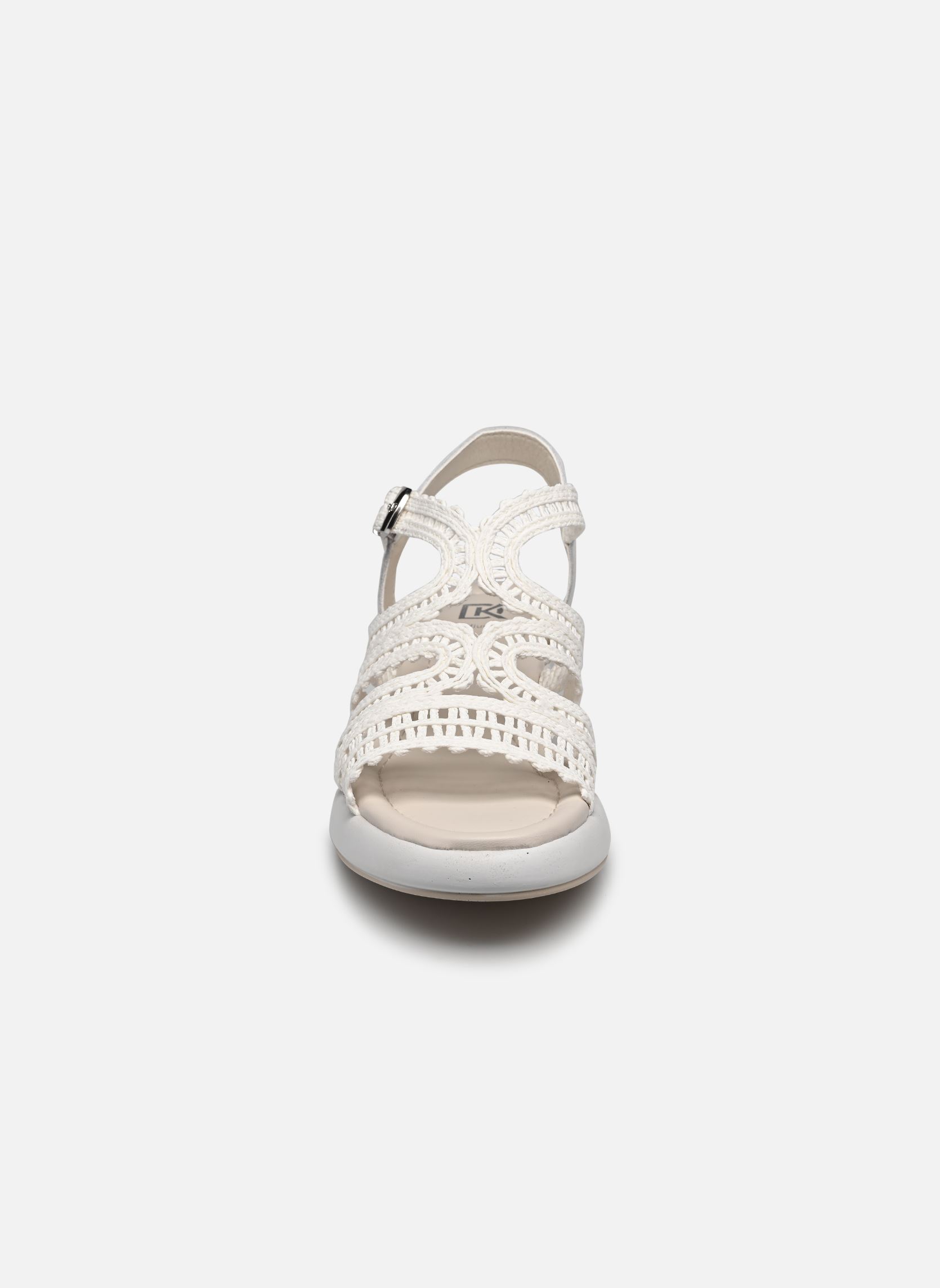 Sandalias y plataformas de cuña SLAM D9086 mujer blanco Dorking Sandalias y plataformas de cuña SLAM D9086 mujer blanco INDIOS BLANCO