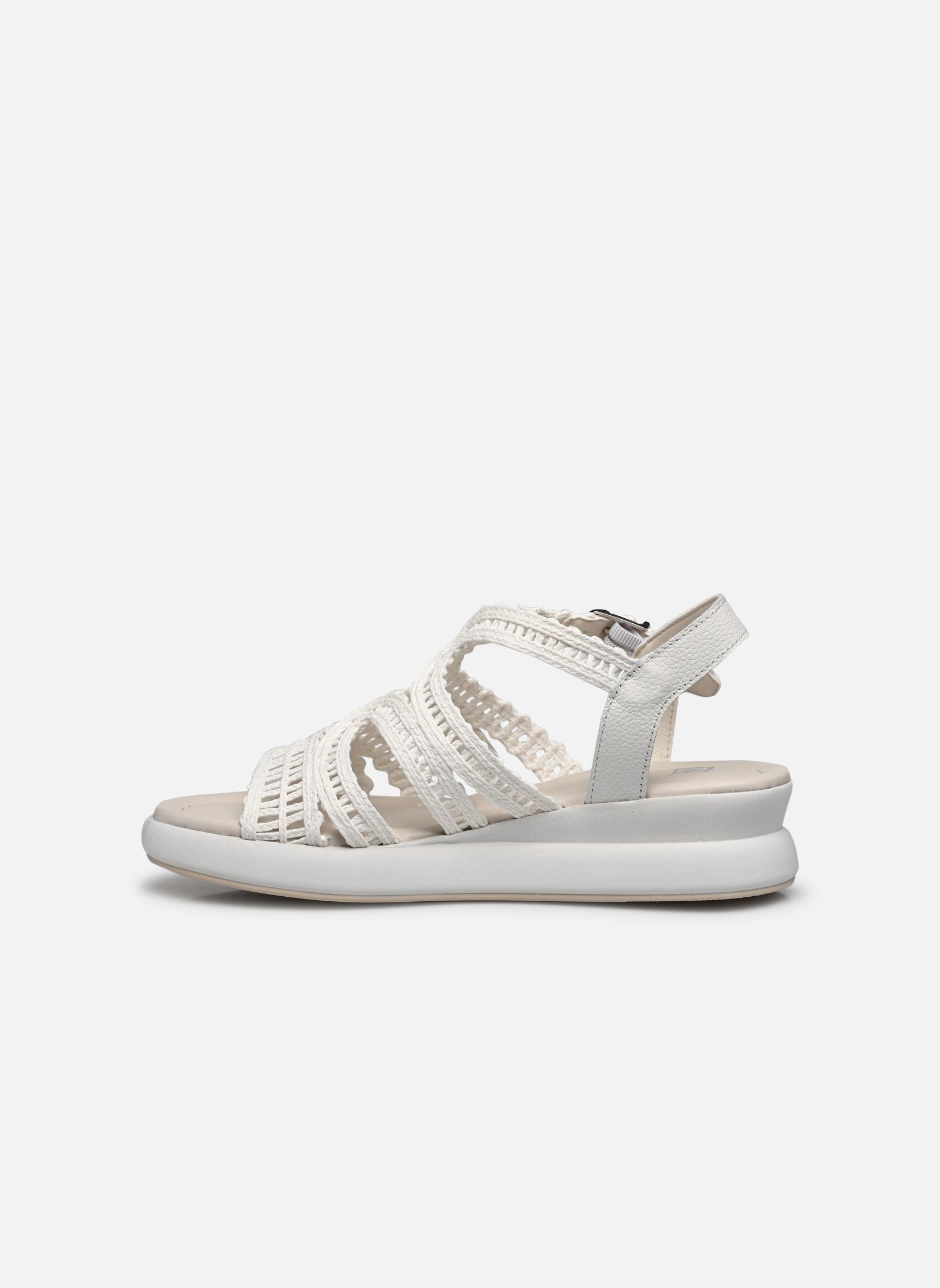 Sandalias y plataformas de cuña SLAM D9086 mujer blanco Dorking Sandalias y plataformas de cuña SLAM D9086 mujer blanco INDIOS BLANCO