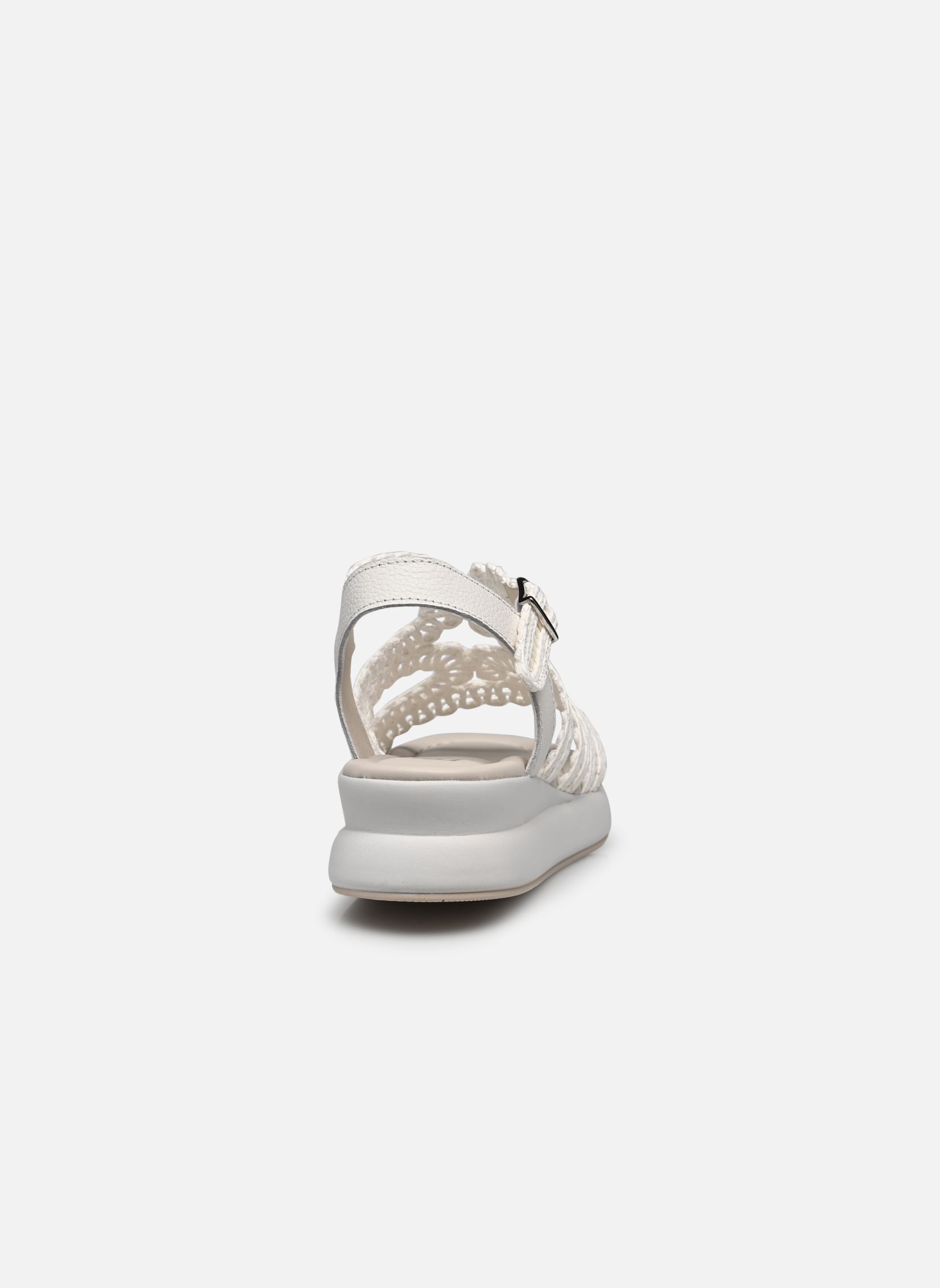 Sandalias y plataformas de cuña SLAM D9086 mujer blanco Dorking Sandalias y plataformas de cuña SLAM D9086 mujer blanco INDIOS BLANCO