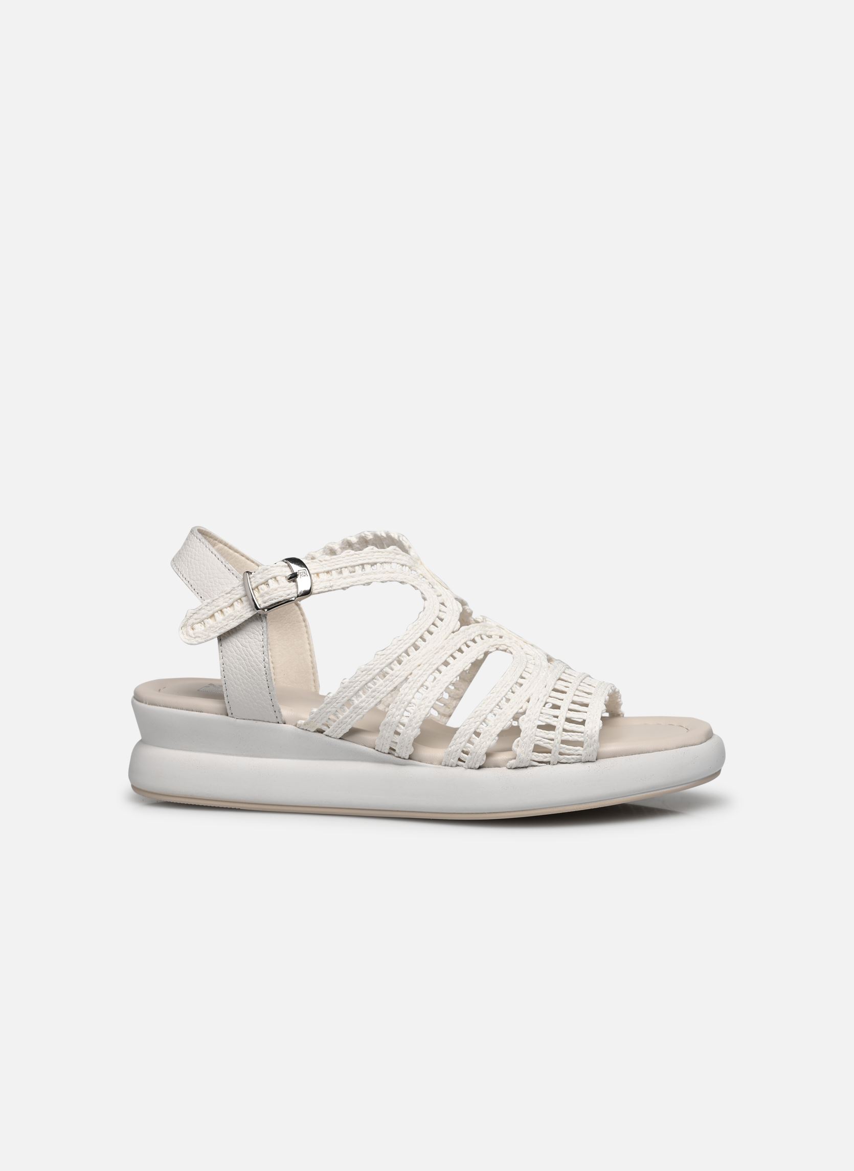 Sandalias y plataformas de cuña SLAM D9086 mujer blanco Dorking Sandalias y plataformas de cuña SLAM D9086 mujer blanco INDIOS BLANCO