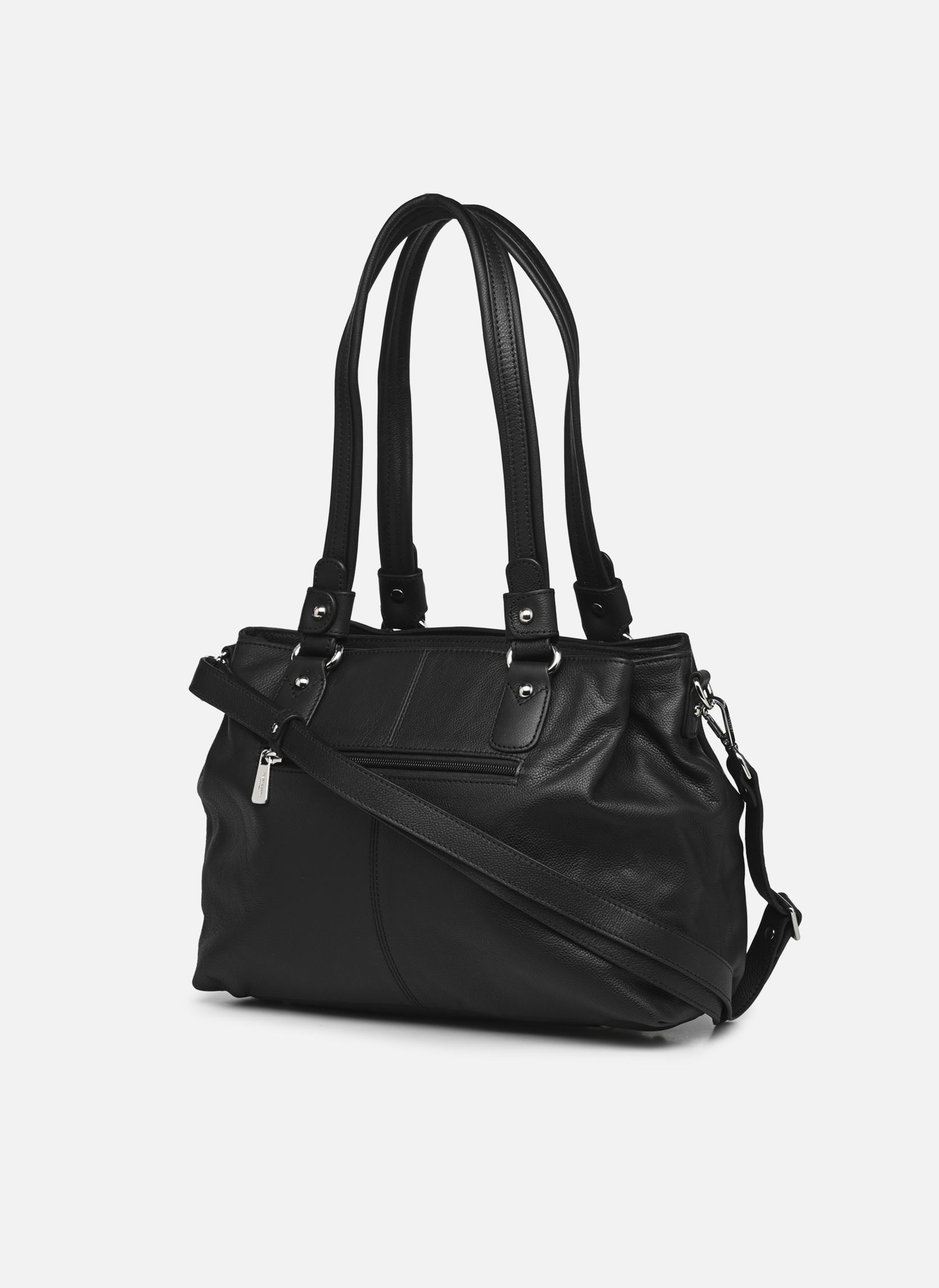 Sac Bandoulière En Cuir PU Pour Femme - Fourre-tout élégant Noir, Grand Format, Sangle Détachable, Neuf Avec étiquettes