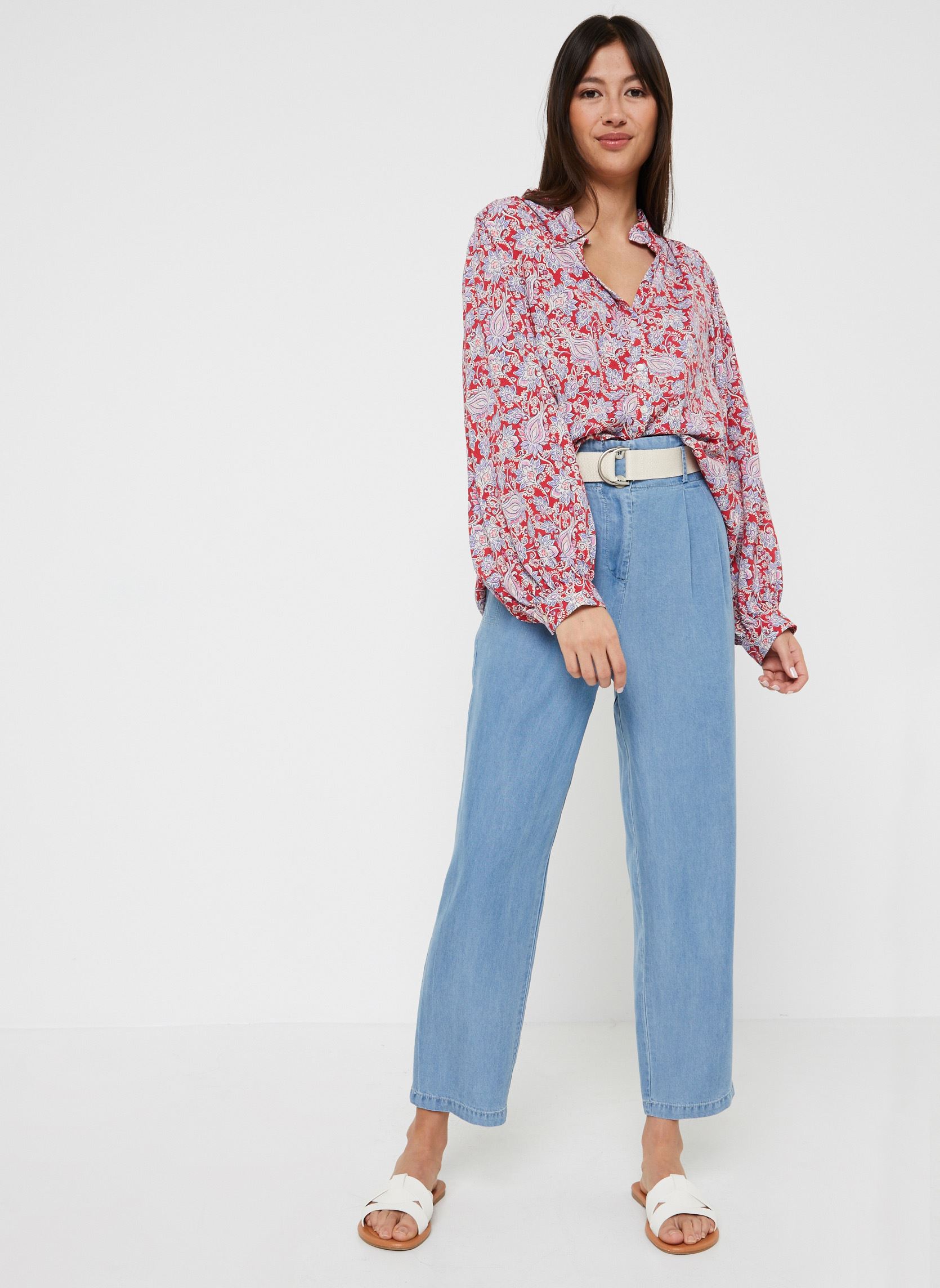 Blusen Blouse 23111224 damen rot See u soon Blusen Blouse 23111224 damen rot RED