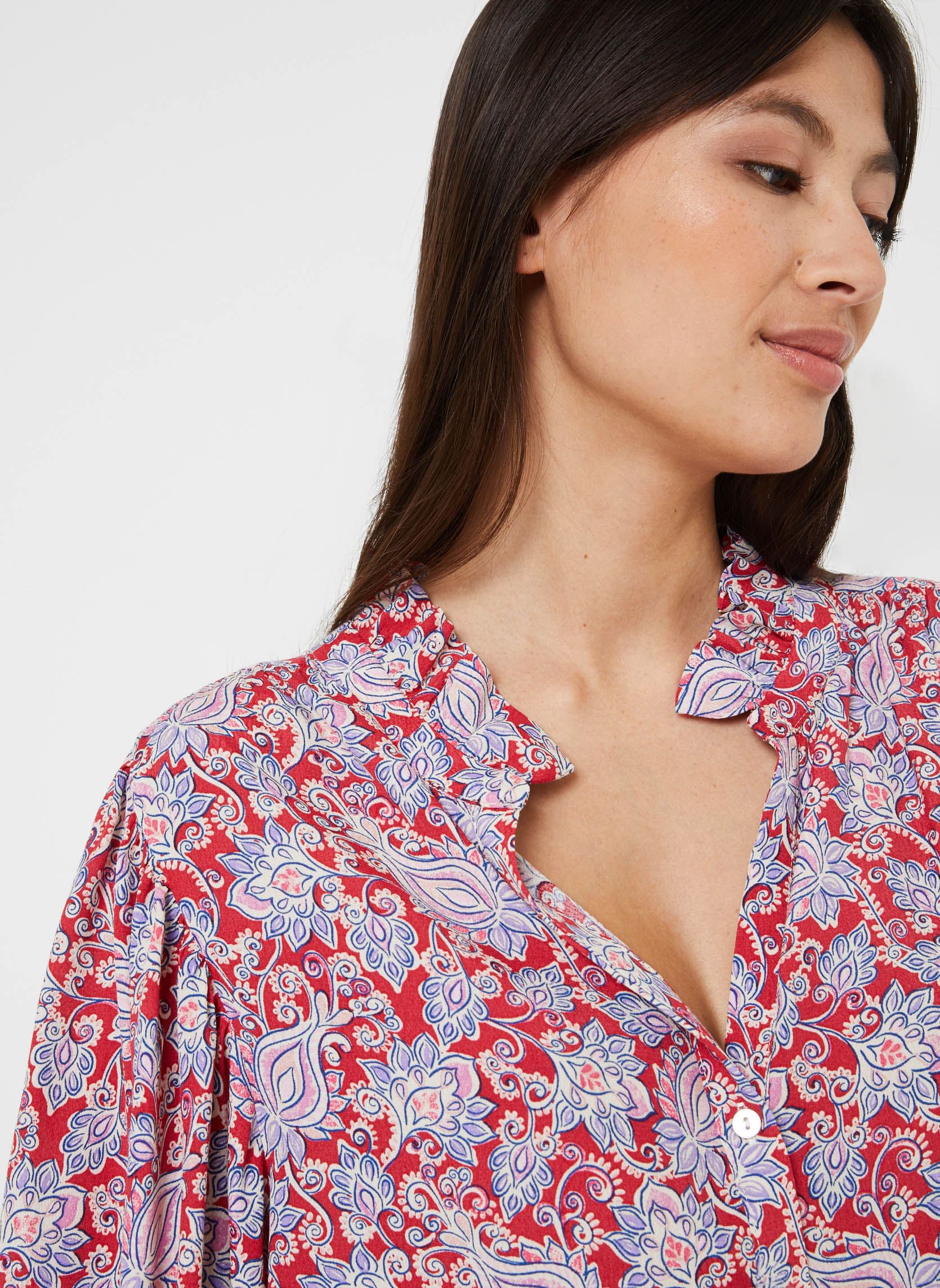 Blusen Blouse 23111224 damen rot See u soon Blusen Blouse 23111224 damen rot RED