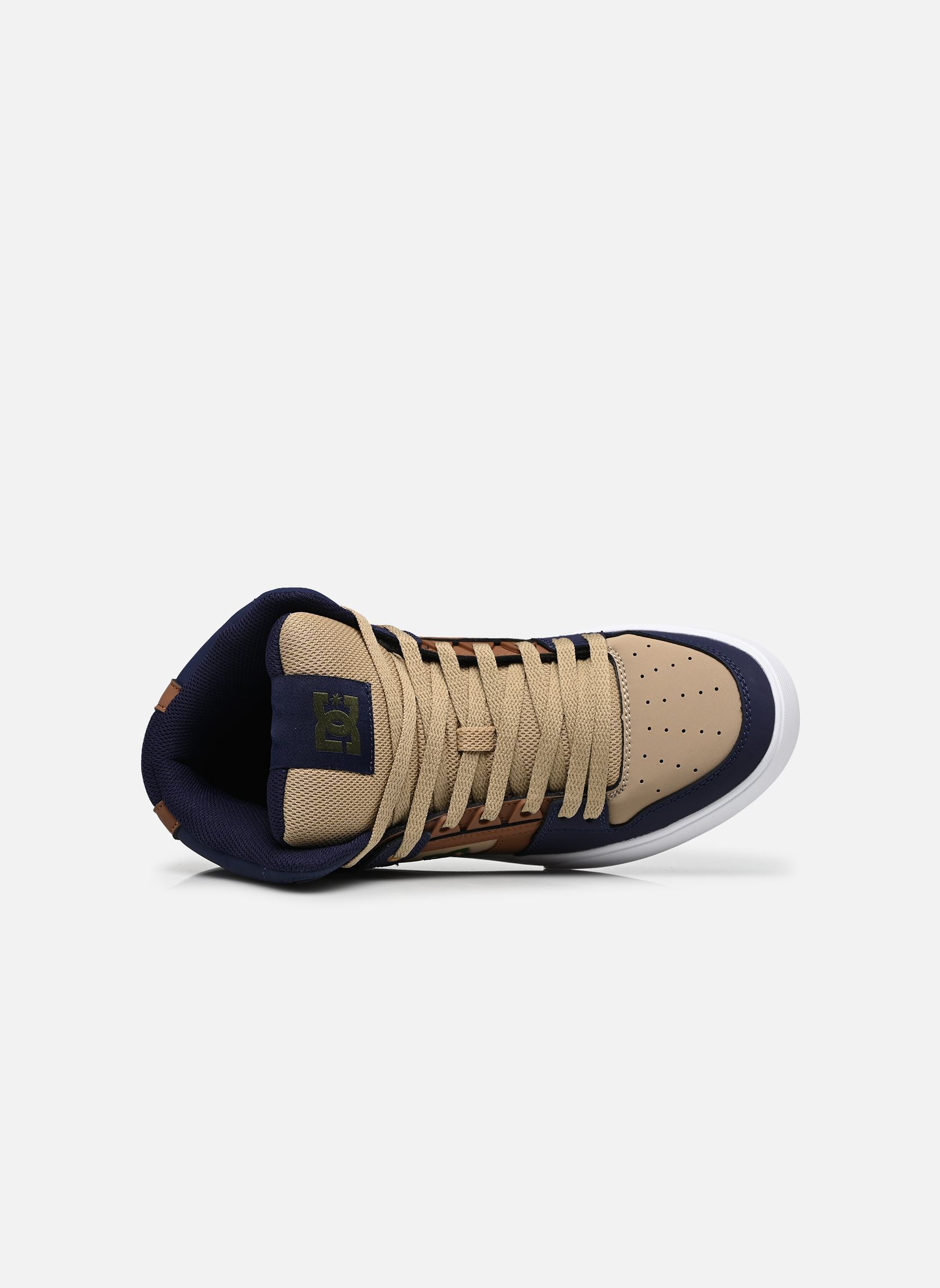 Knöchelhohe Sneaker PURE HIGH-TOP WC herren mehrfarbig DC Shoes Knöchelhohe Sneaker PURE HIGH-TOP WC herren mehrfarbig NAVY/BROWN/TAN
