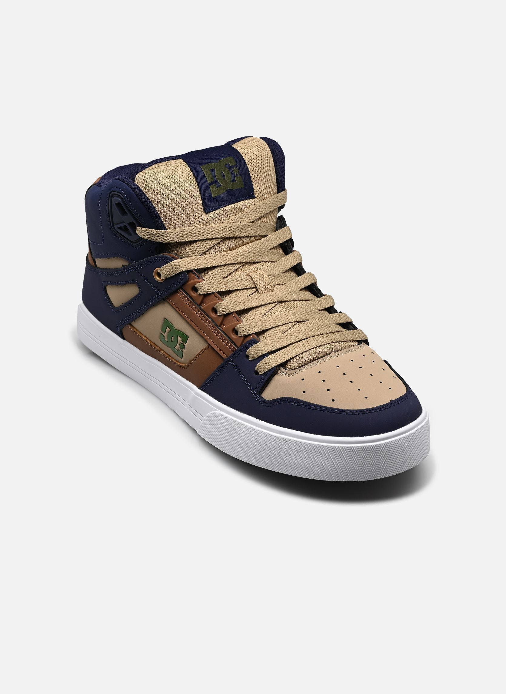 Knöchelhohe Sneaker PURE HIGH-TOP WC herren mehrfarbig DC Shoes Knöchelhohe Sneaker PURE HIGH-TOP WC herren mehrfarbig NAVY/BROWN/TAN