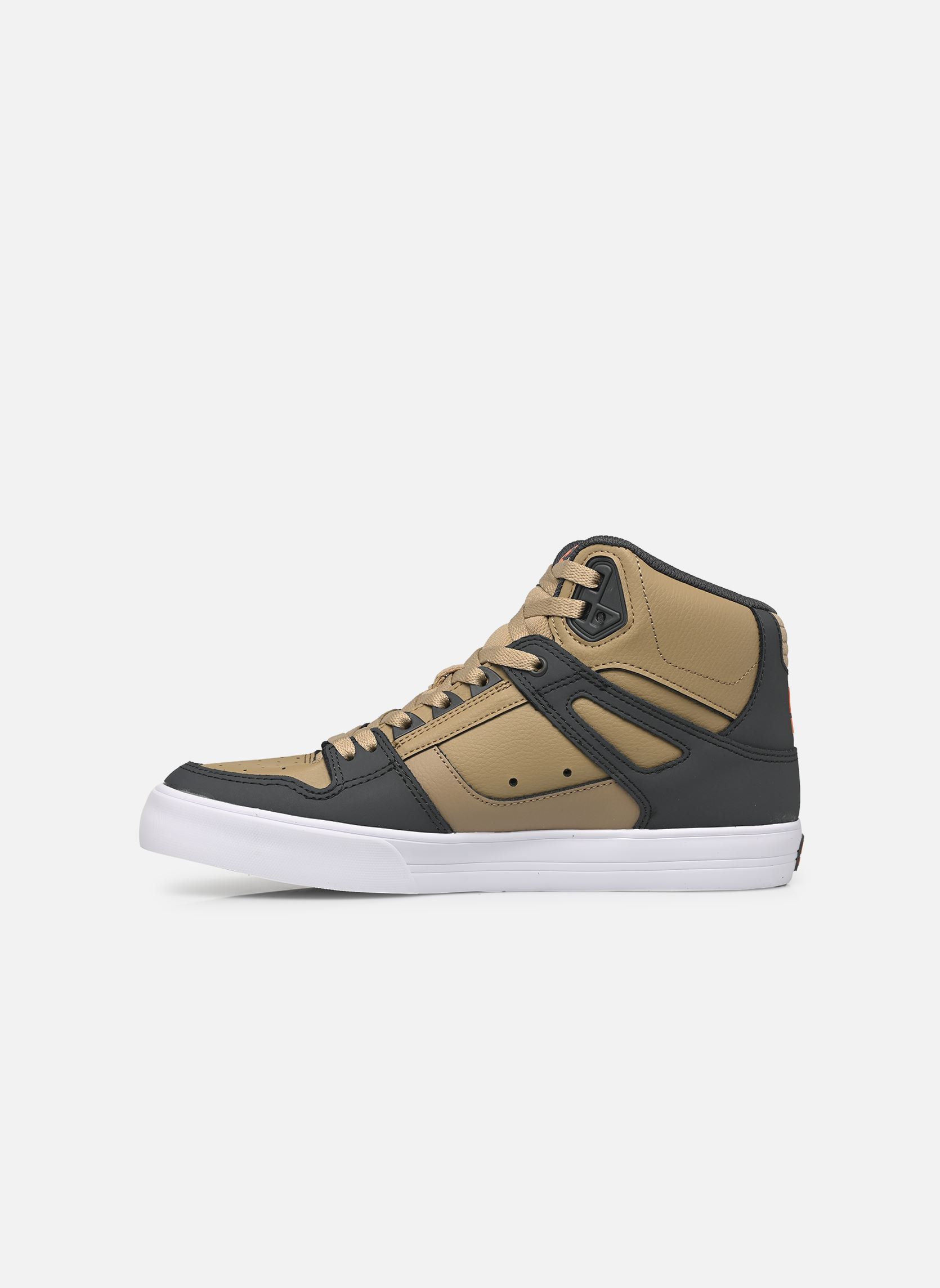 Baskets montantes PURE HIGH-TOP WC homme beige DC Shoes Baskets montantes PURE HIGH-TOP WC homme beige GREY/TAN/ORANGE