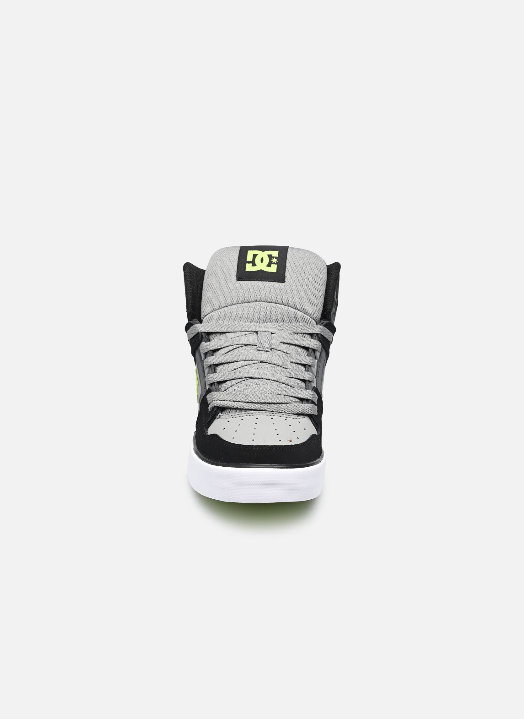 Baskets montantes PURE HIGH-TOP WC homme gris DC Shoes Baskets montantes PURE HIGH-TOP WC homme gris BLACK/LIME