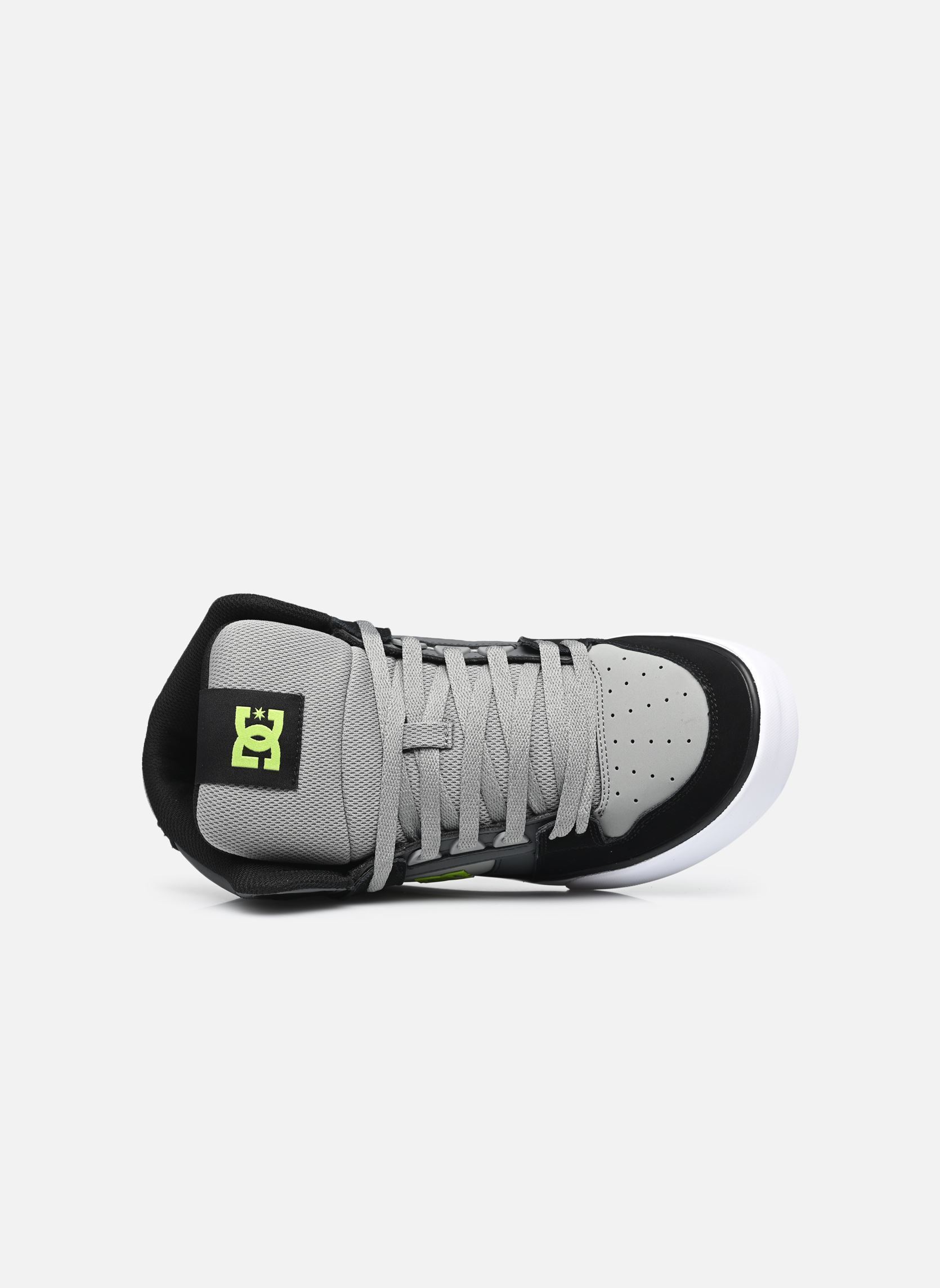 Baskets montantes PURE HIGH-TOP WC homme gris DC Shoes Baskets montantes PURE HIGH-TOP WC homme gris BLACK/LIME
