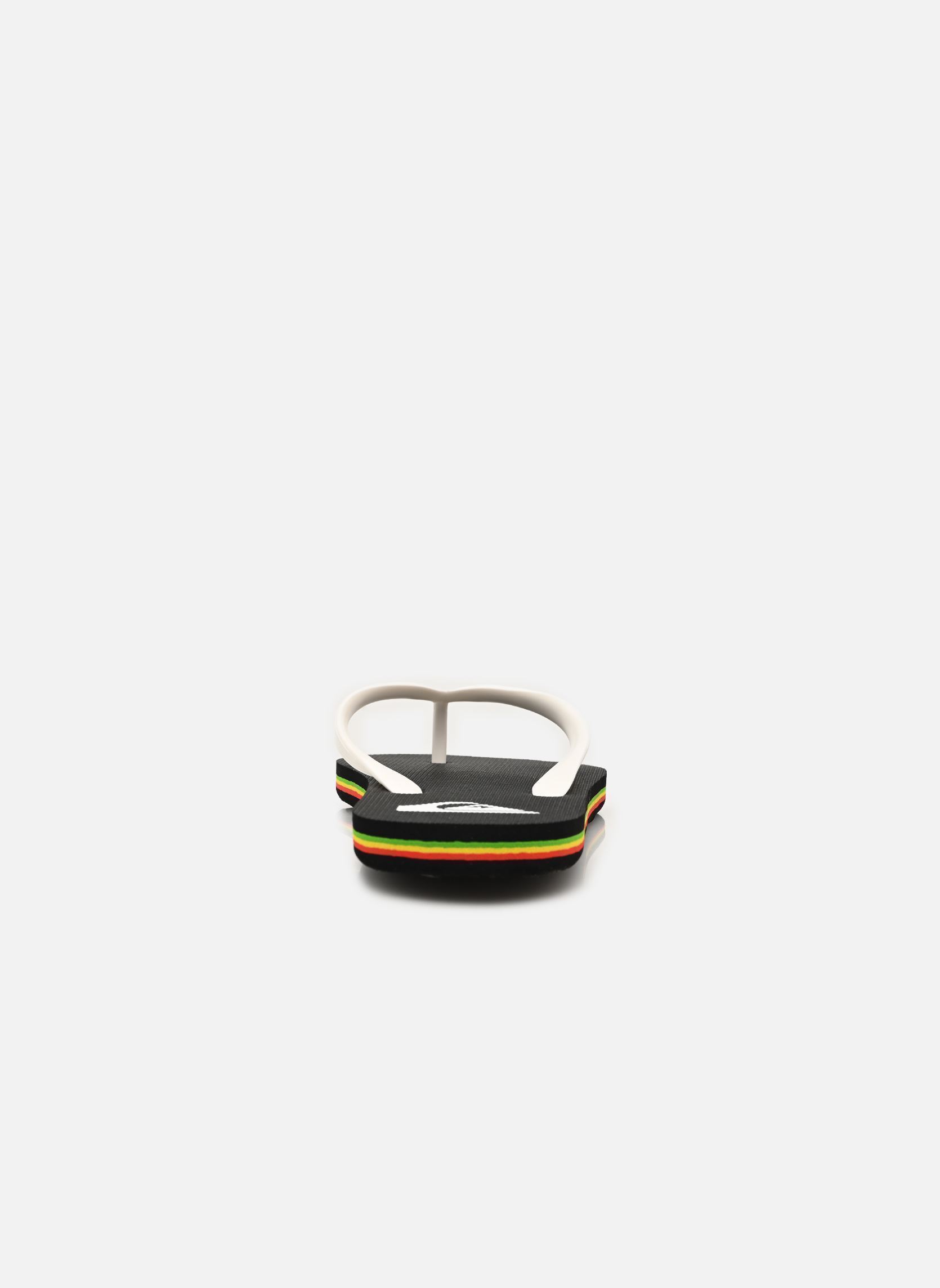 Slippers MOLOKAI CORE heren wit Quiksilver Slippers MOLOKAI CORE heren wit Black/Rasta