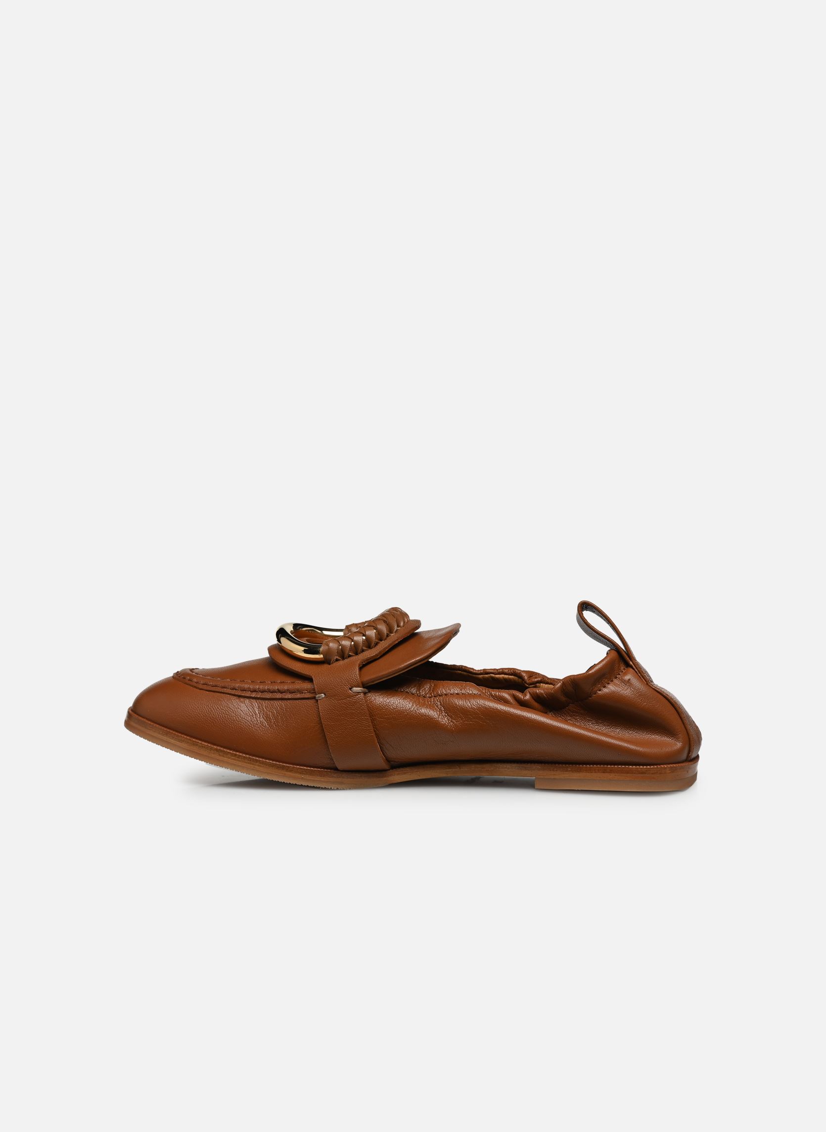 Mocassini Hana Loafer donna marrone See by Chloé Mocassini Hana Loafer donna marrone TAN