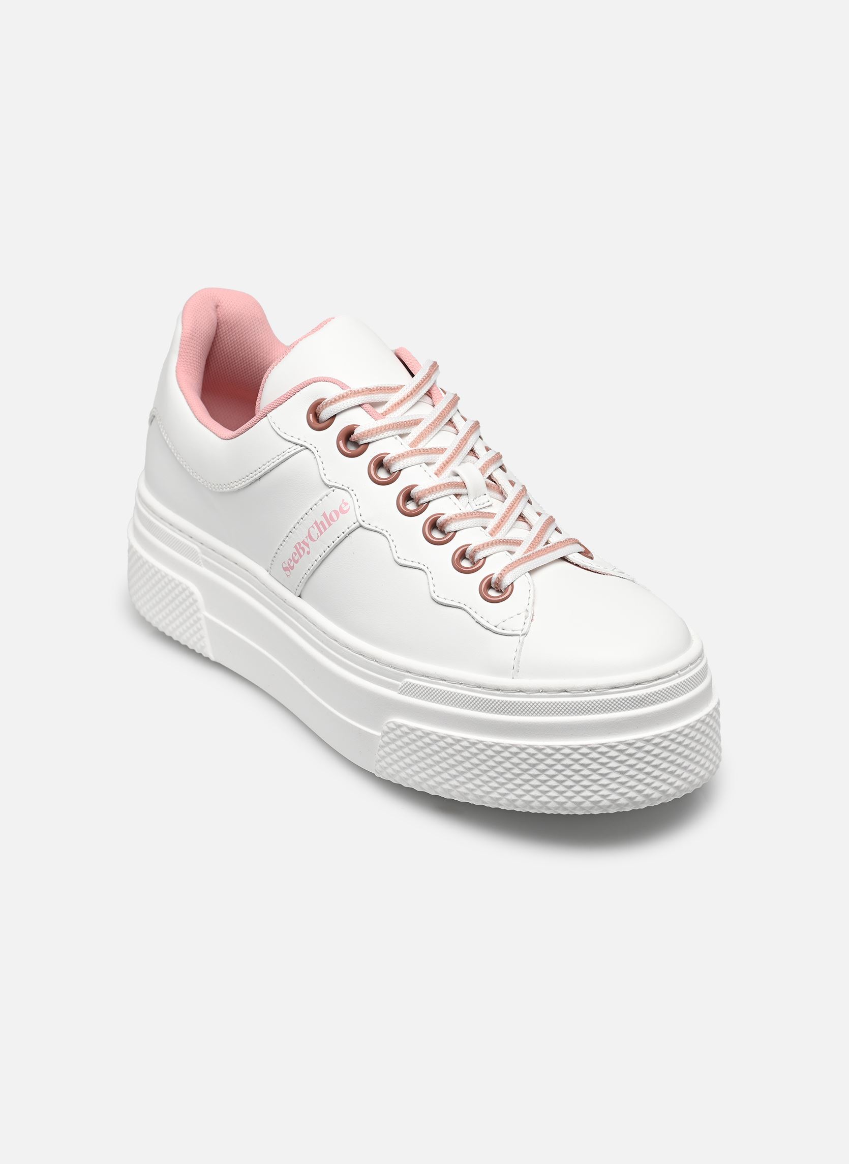 Niedrige Sneaker Essie Sneakers damen weiß See by Chloé Niedrige Sneaker Essie Sneakers damen weiß WHITE WHITE