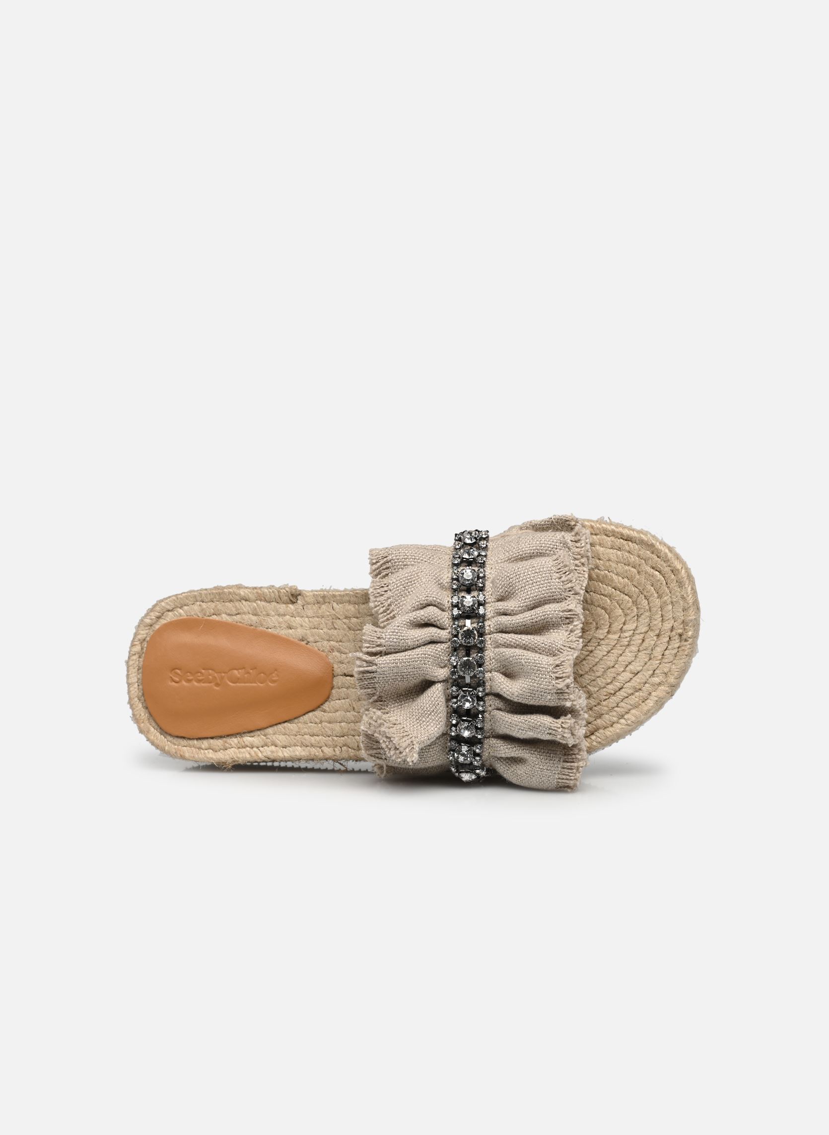 Pantoletten Mollie damen beige See by Chloé Pantoletten Mollie damen beige NATURAL