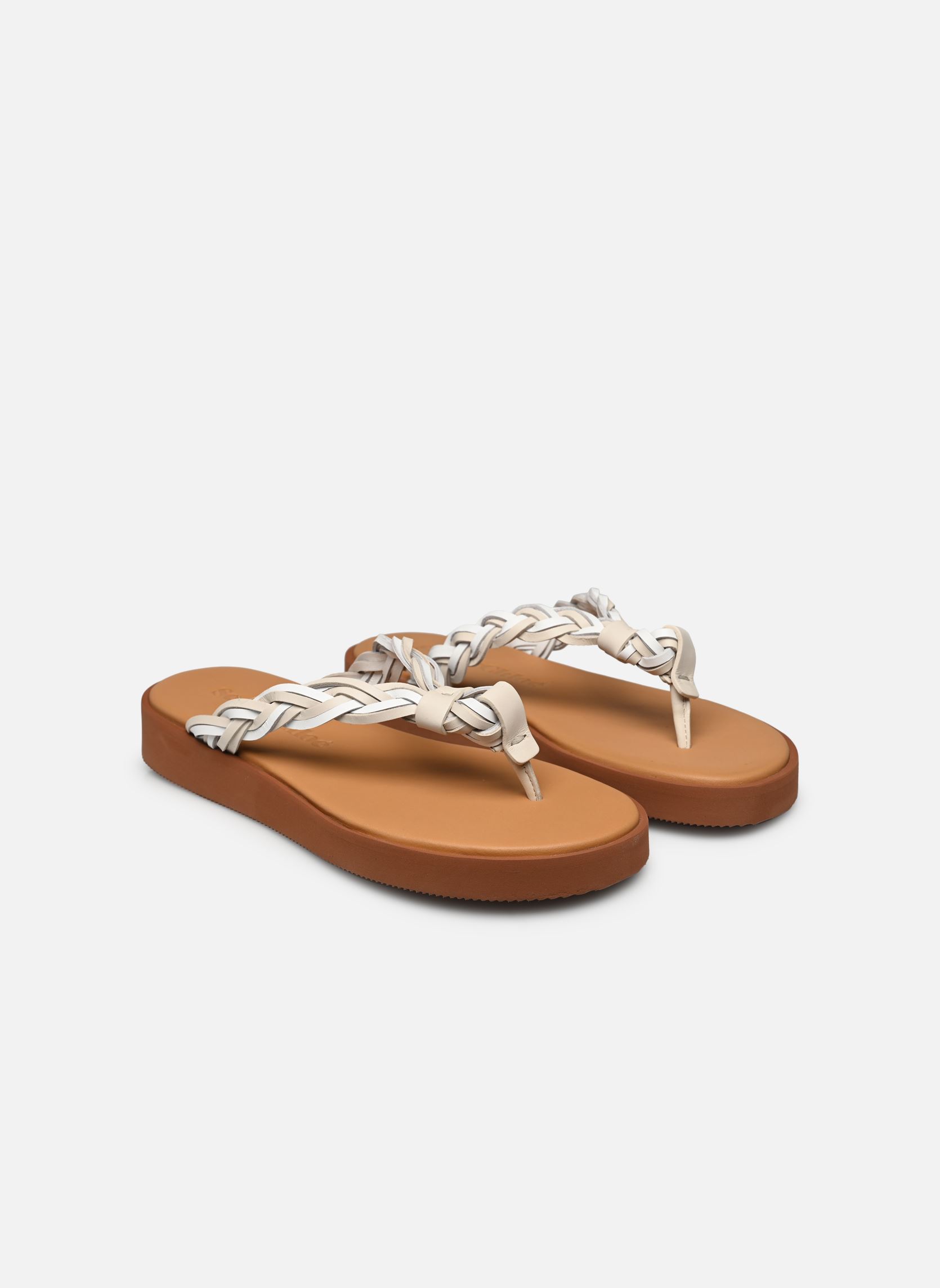 Sandalen Pompoms damen weiß See by Chloé Sandalen Pompoms damen weiß WHITE