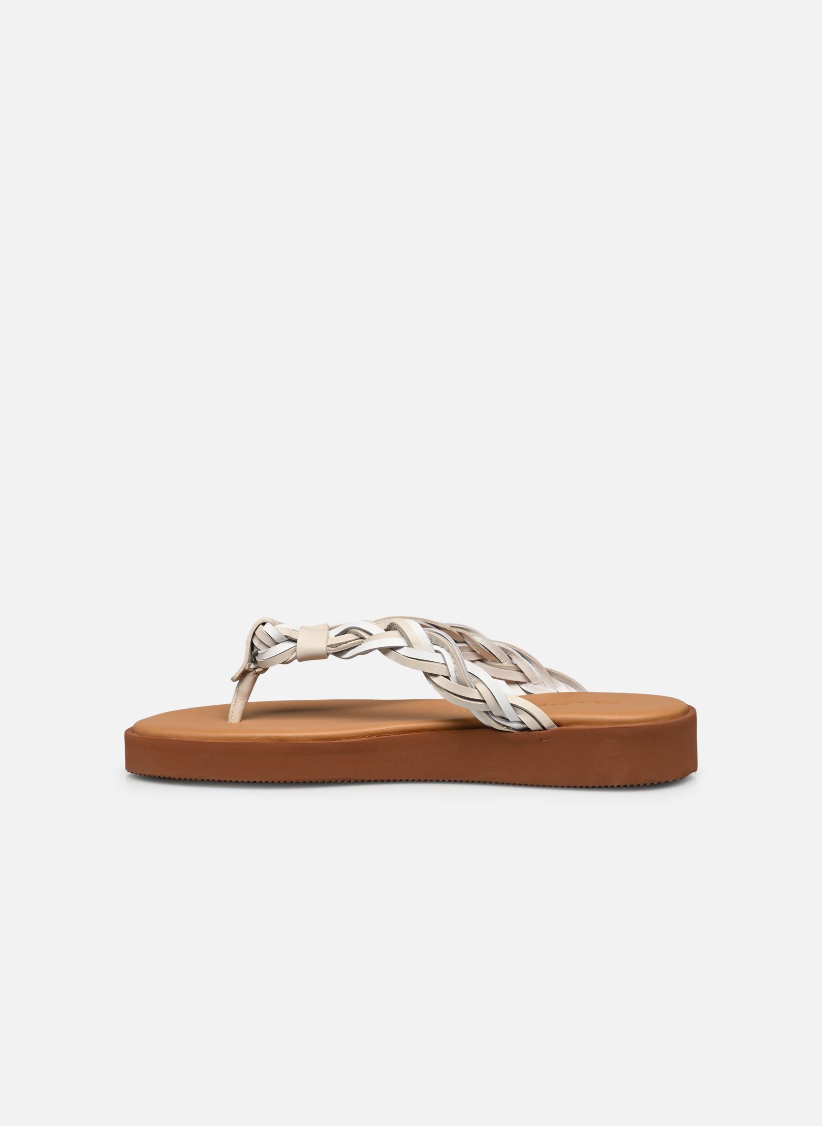 Sandalen Pompoms damen weiß See by Chloé Sandalen Pompoms damen weiß WHITE