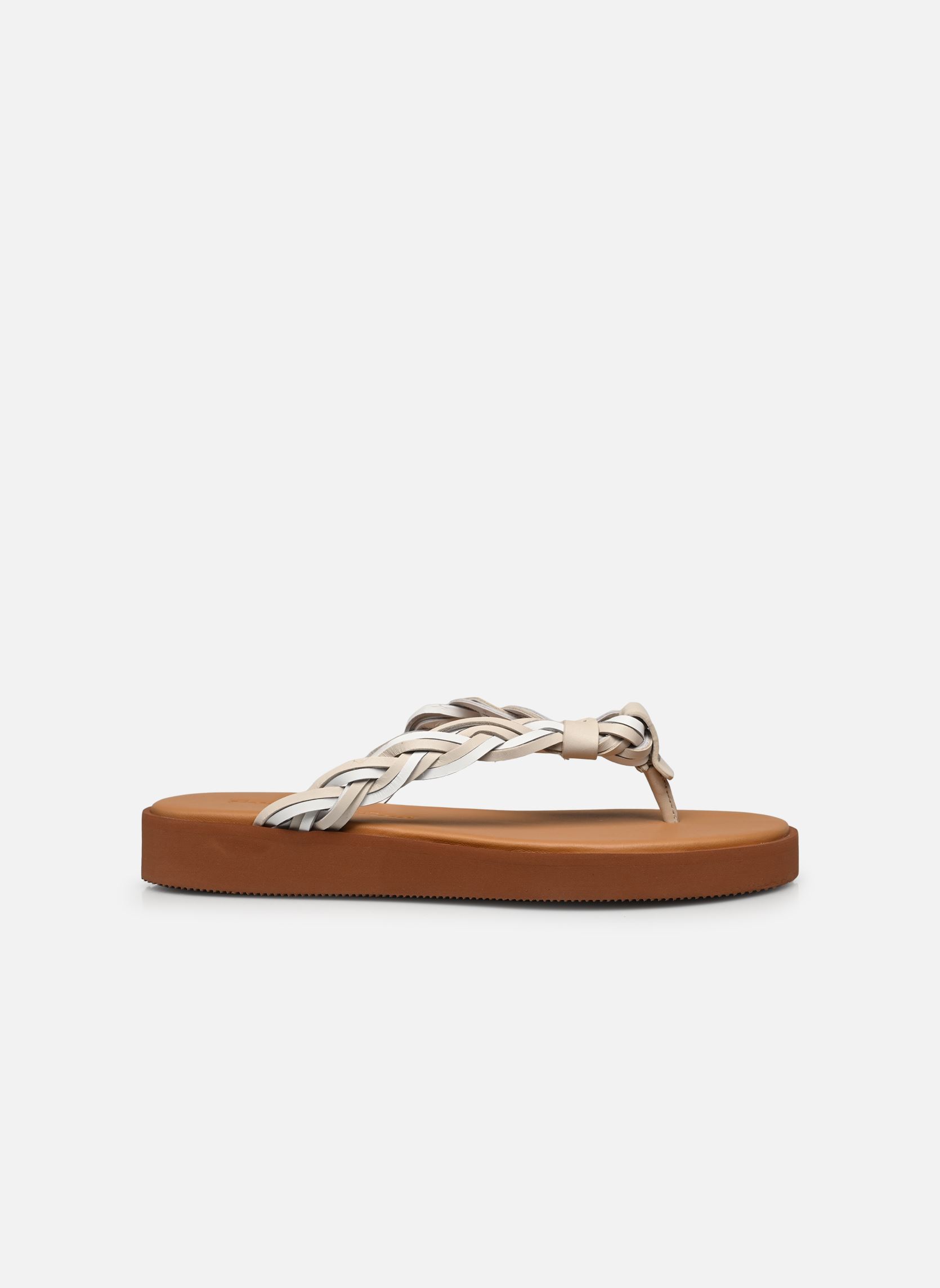 Sandalen Pompoms damen weiß See by Chloé Sandalen Pompoms damen weiß WHITE