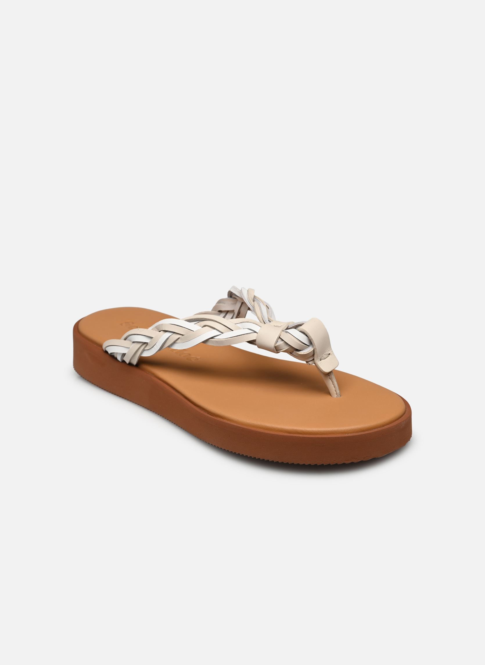Sandalen Pompoms damen weiß See by Chloé Sandalen Pompoms damen weiß WHITE