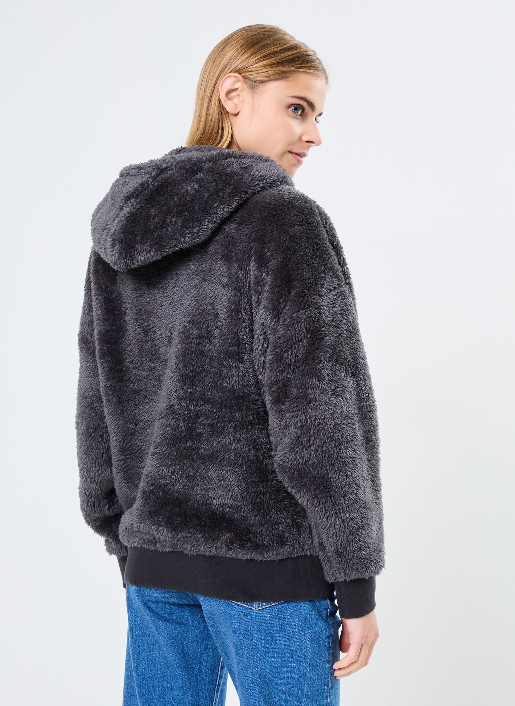 Kapuzenpullover W LOYRA SHERPA HOODIE damen schwarz UGG Kapuzenpullover W LOYRA SHERPA HOODIE damen schwarz INK BLACK