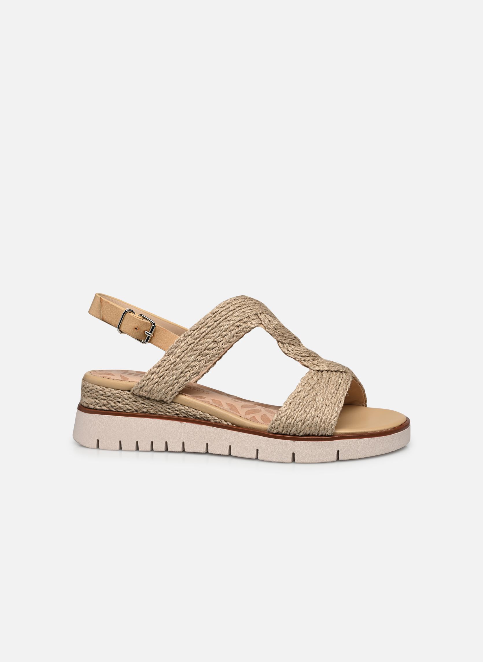 Sandalias y plataformas de cuña KLEIN 53369 mujer beige MTNG Sandalias y plataformas de cuña KLEIN 53369 mujer beige THREAD BRAID NATURAL