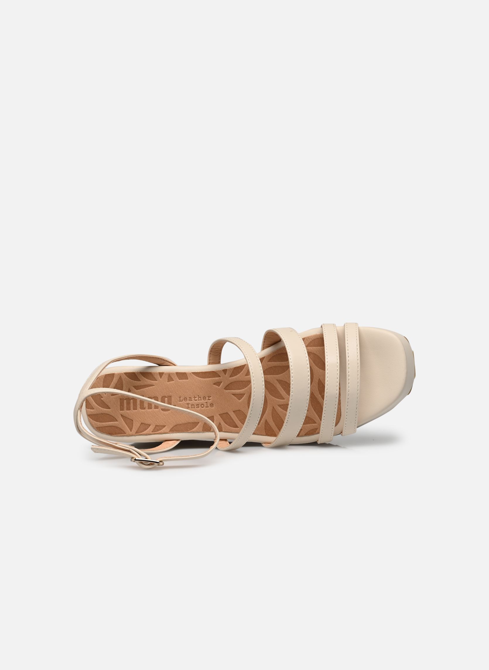 Keil- und Plateausandalen LOU 53410 damen weiß MTNG Keil- und Plateausandalen LOU 53410 damen weiß GUANSHUN CREMA