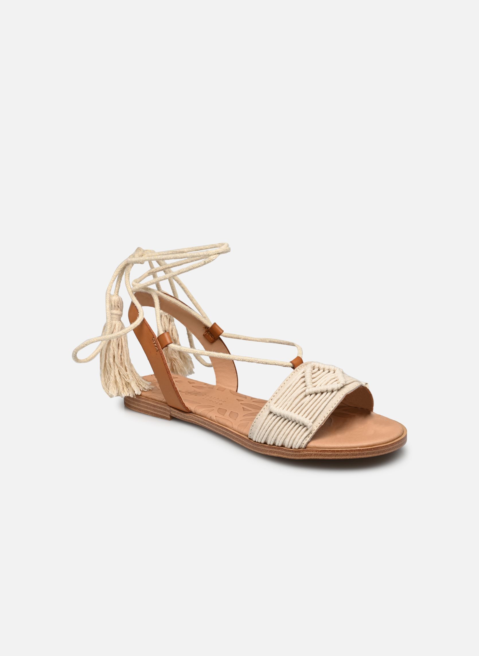 Sandalen MARIA 53186 damen beige MTNG Sandalen MARIA 53186 damen beige COTTON LACE NATURAL