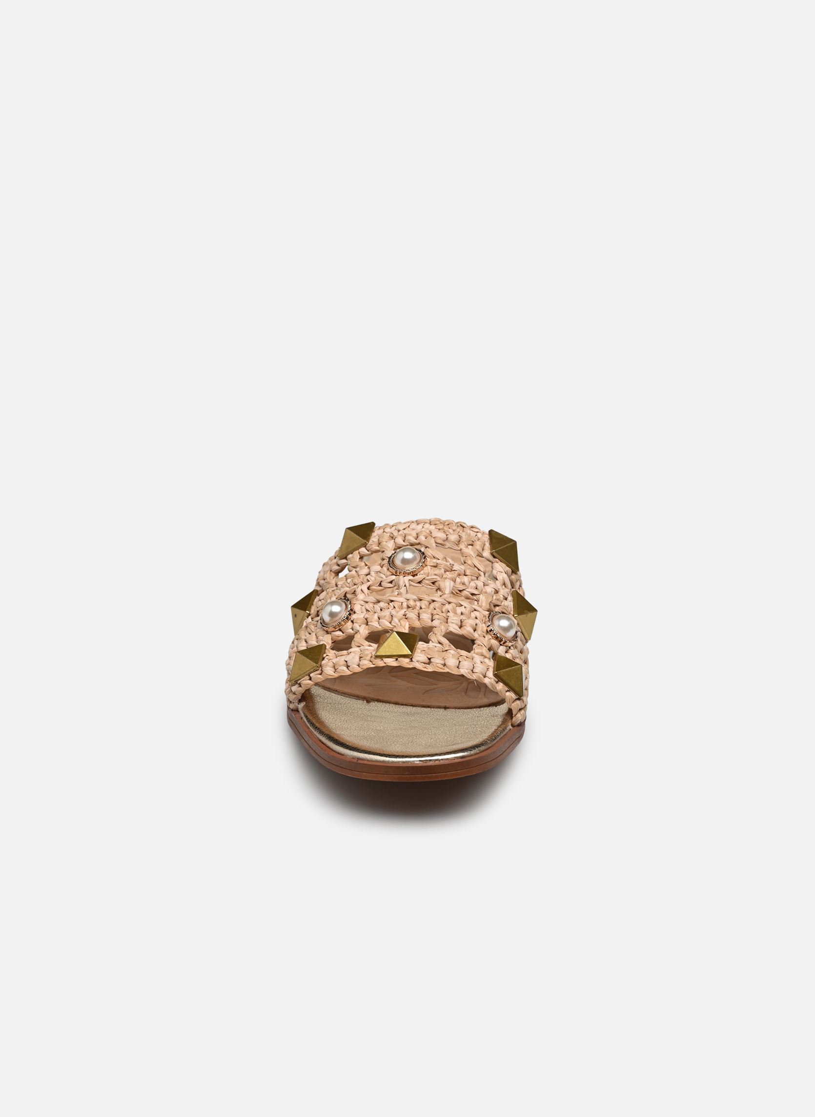 Mules JULIE 50438 femme beige MTNG Mules JULIE 50438 femme beige RAFIA CAPRI 231 NATURAL