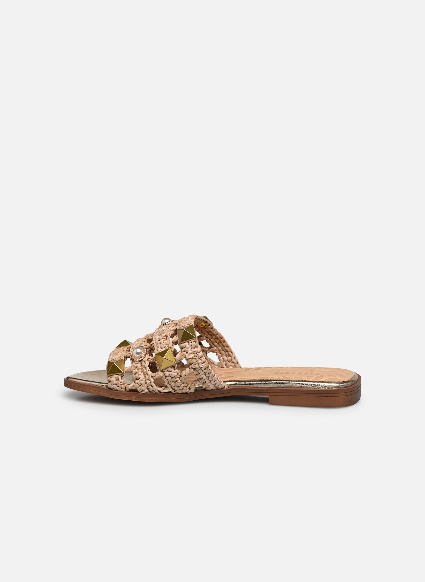 Mules JULIE 50438 femme beige MTNG Mules JULIE 50438 femme beige RAFIA CAPRI 231 NATURAL