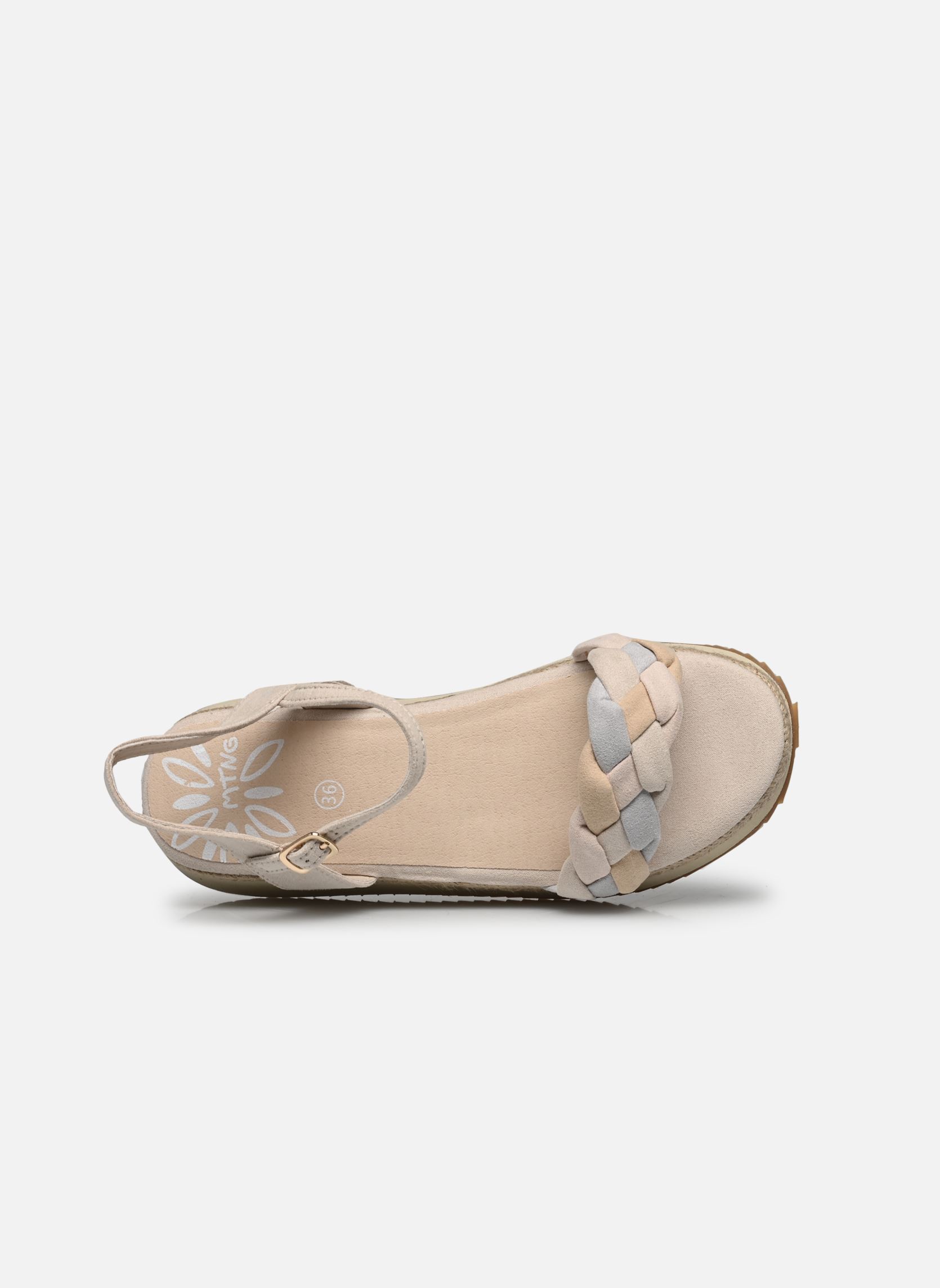 Sandalen SILVANA 48754 mädchen beige MTNG Sandalen SILVANA 48754 mädchen beige SOFT CRUDO / SOFT ROSA CLARO