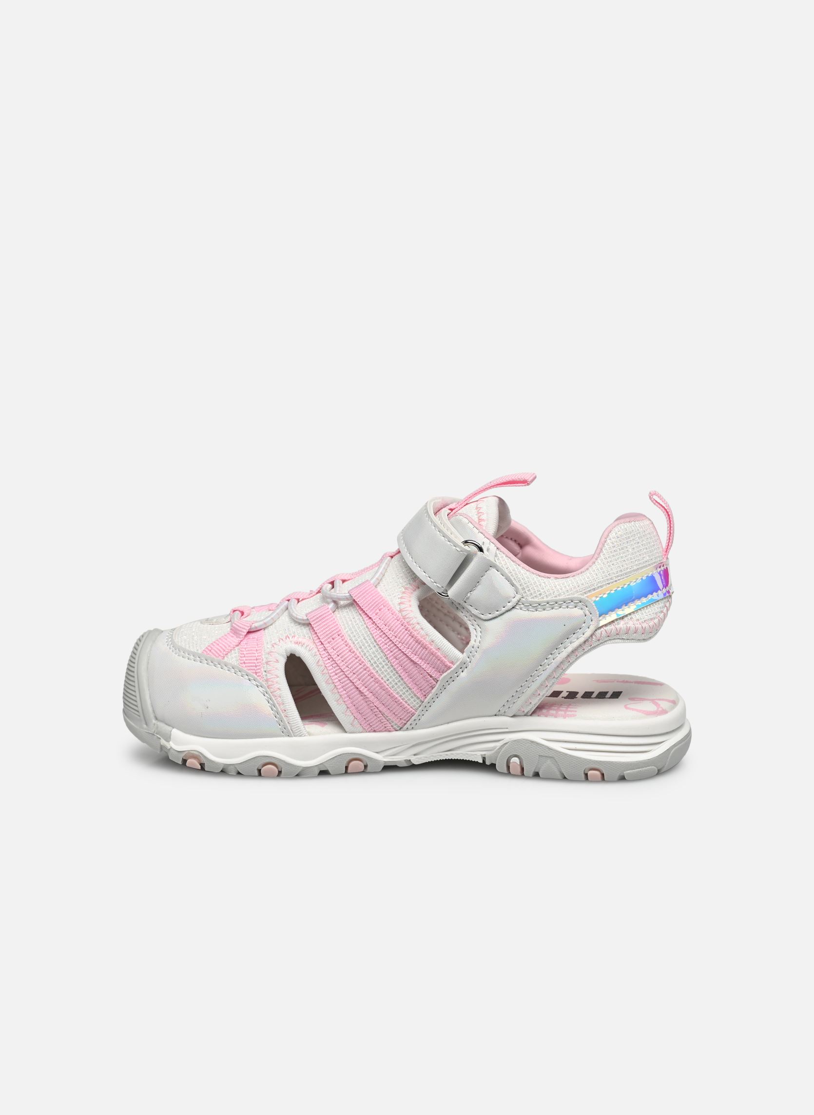 Sandali RIVER 48740 bambina bianco MTNG Sandali RIVER 48740 bambina bianco SHINE BLANCO / MESH PLATA