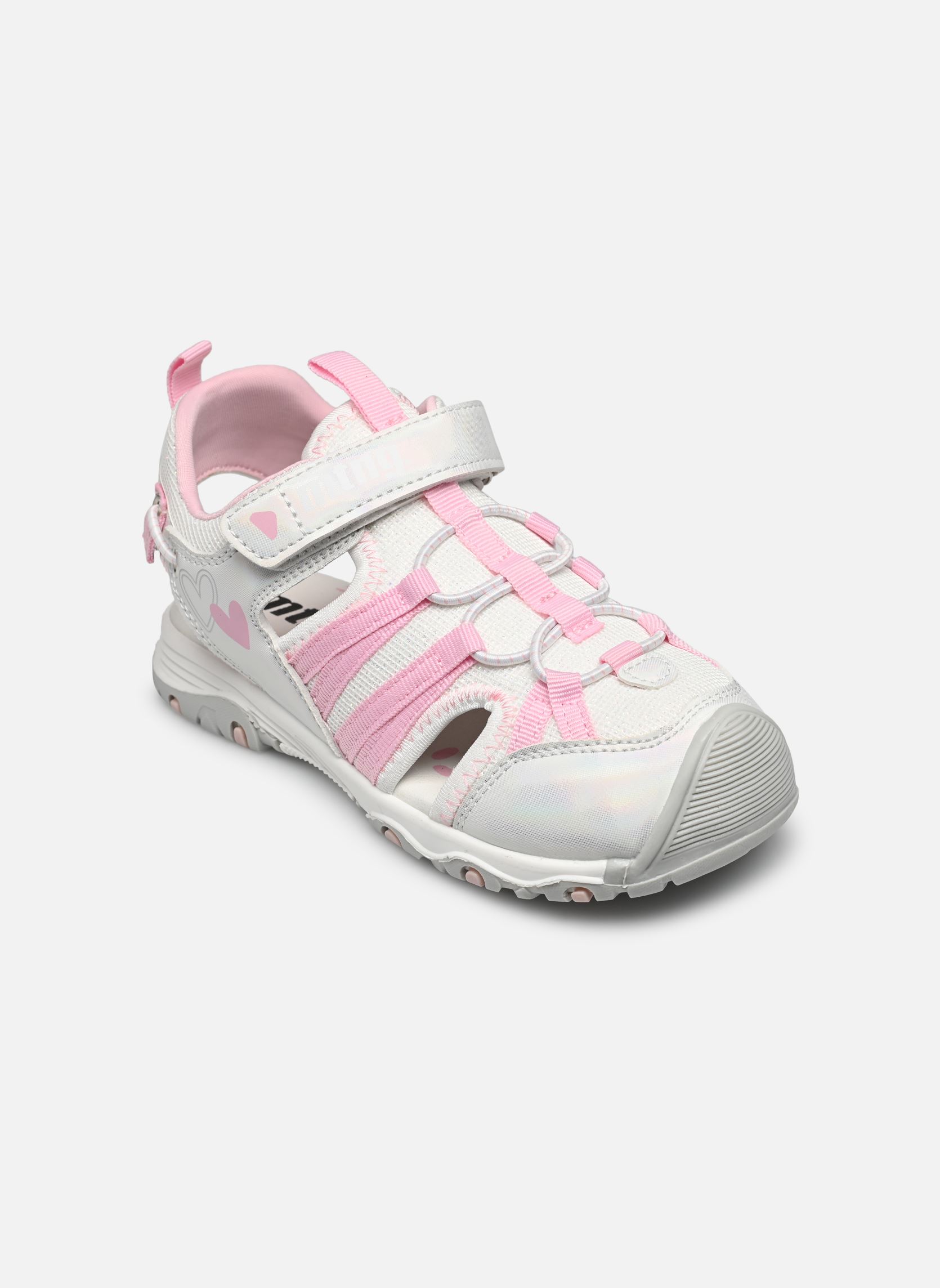 Sandali RIVER 48740 bambina bianco MTNG Sandali RIVER 48740 bambina bianco SHINE BLANCO / MESH PLATA