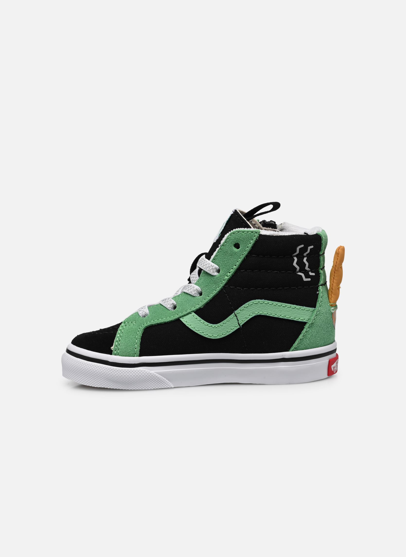 Baskets basses SK8-Hi Reissue Side Zip Snake garçon vert Vans Baskets basses SK8-Hi Reissue Side Zip Snake garçon vert GREEN/BLACK