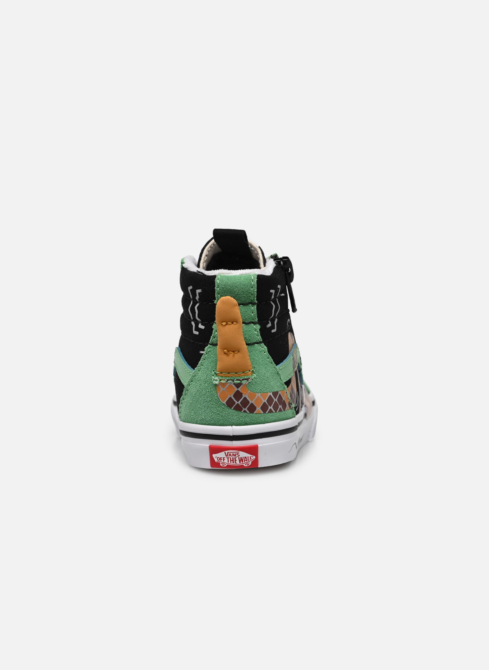 Baskets basses SK8-Hi Reissue Side Zip Snake garçon vert Vans Baskets basses SK8-Hi Reissue Side Zip Snake garçon vert GREEN/BLACK