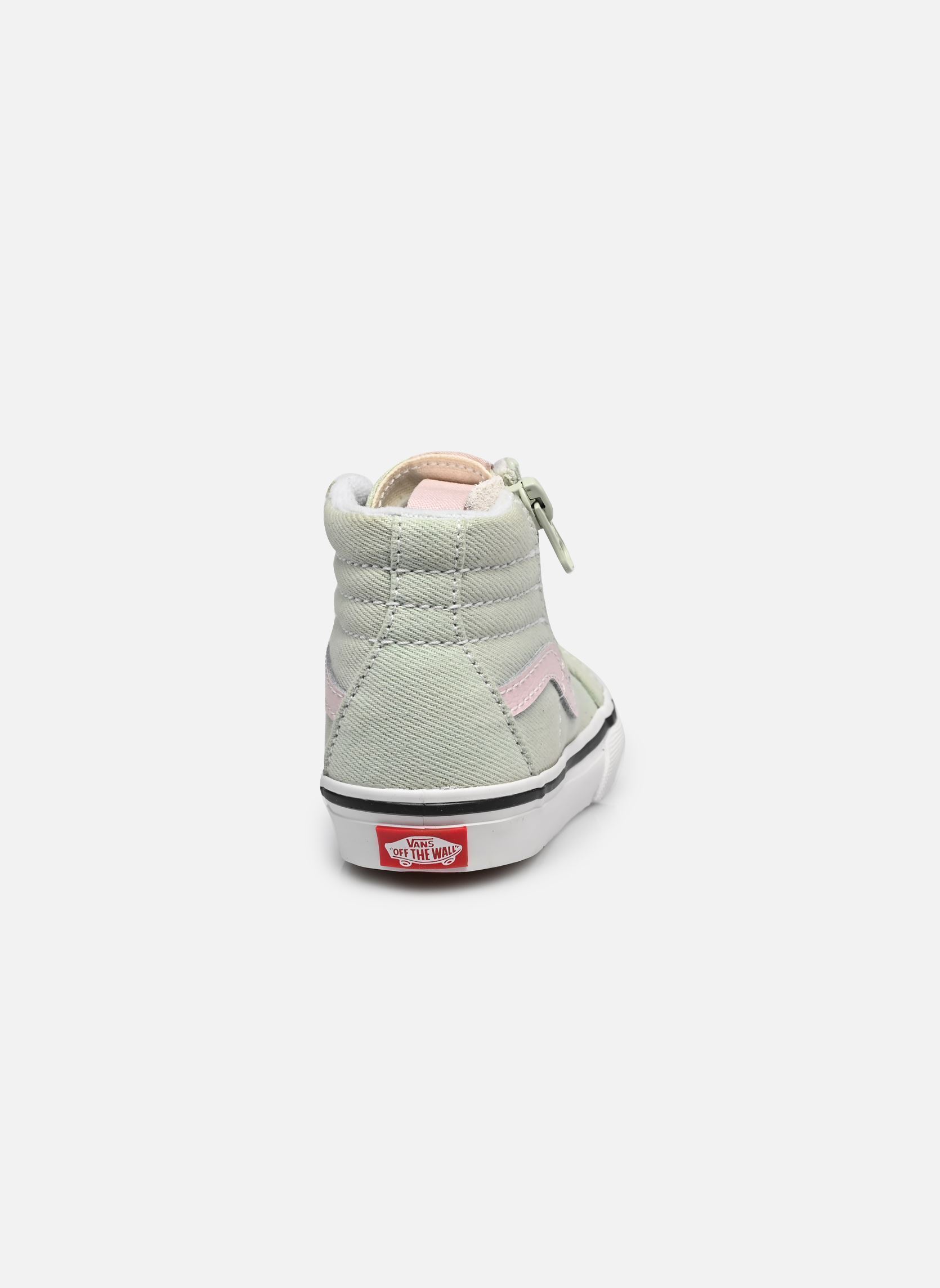 Lage sneakers SK8-Hi Reissue Side Zip meisjes groen Vans Lage sneakers SK8-Hi Reissue Side Zip meisjes groen DUSTY MINT/PINK