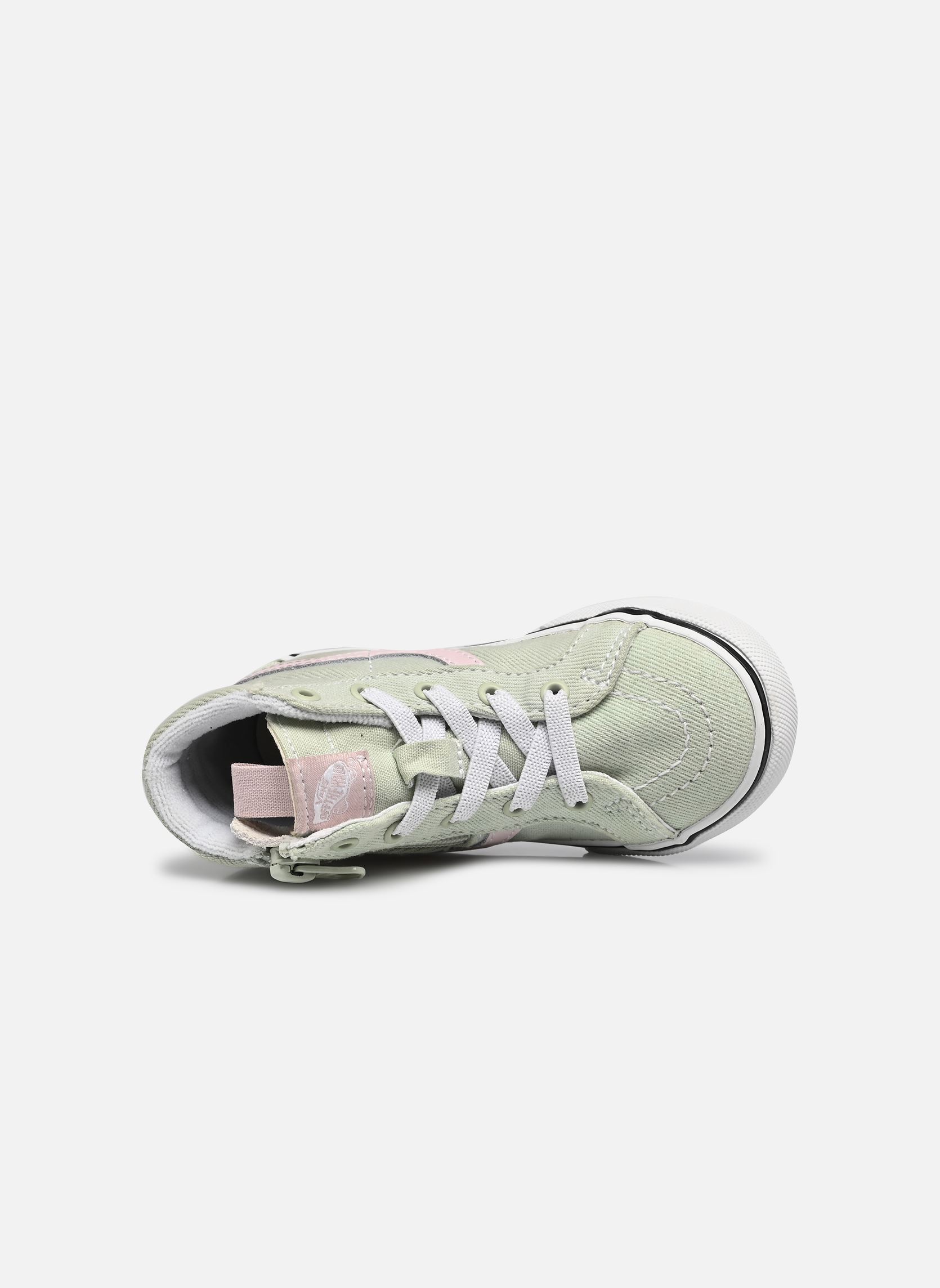 Lage sneakers SK8-Hi Reissue Side Zip meisjes groen Vans Lage sneakers SK8-Hi Reissue Side Zip meisjes groen DUSTY MINT/PINK