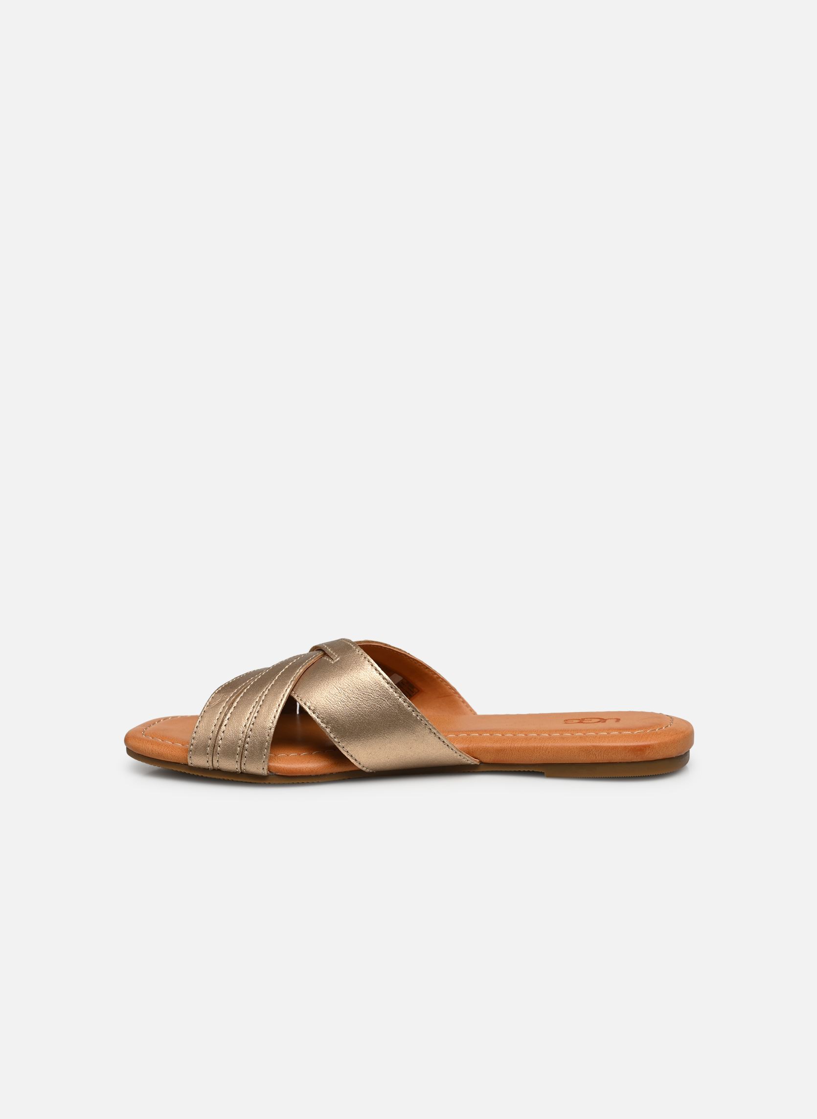 Pantoletten W KENLEIGH SLIDE damen gold und bronze UGG Pantoletten W KENLEIGH SLIDE damen gold und bronze GOLD METALLIC