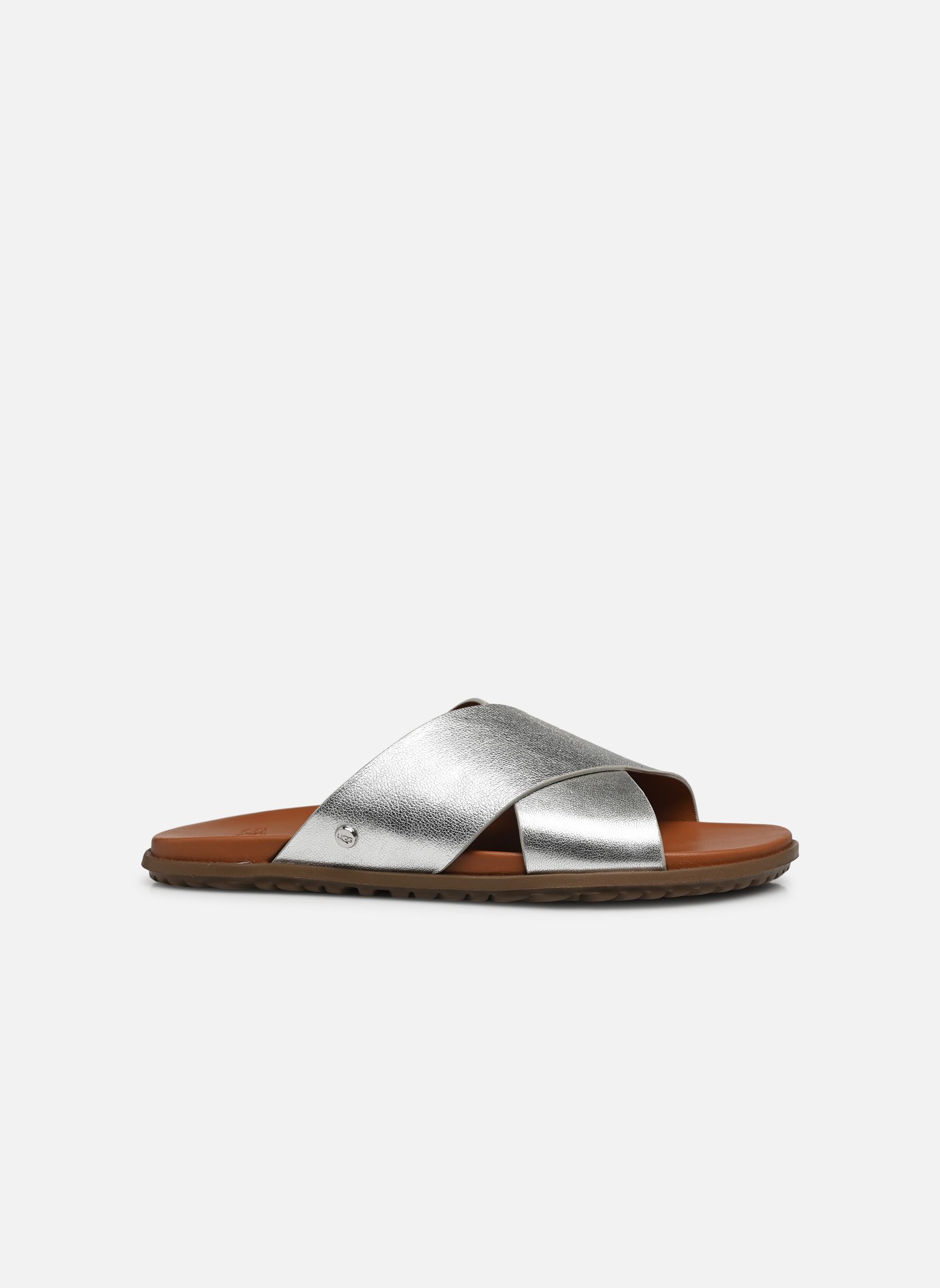 Muilen W SOLIVAN CROSSBAND dames zilver UGG Muilen W SOLIVAN CROSSBAND dames zilver SILVER METALLIC